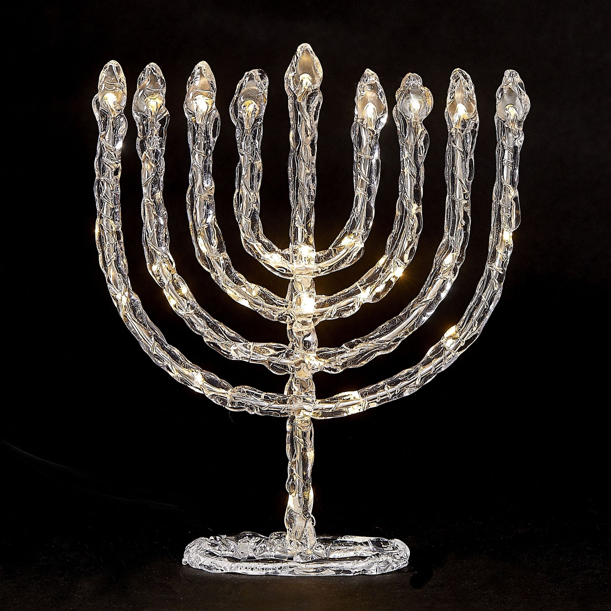 Twinkling LED Menorah