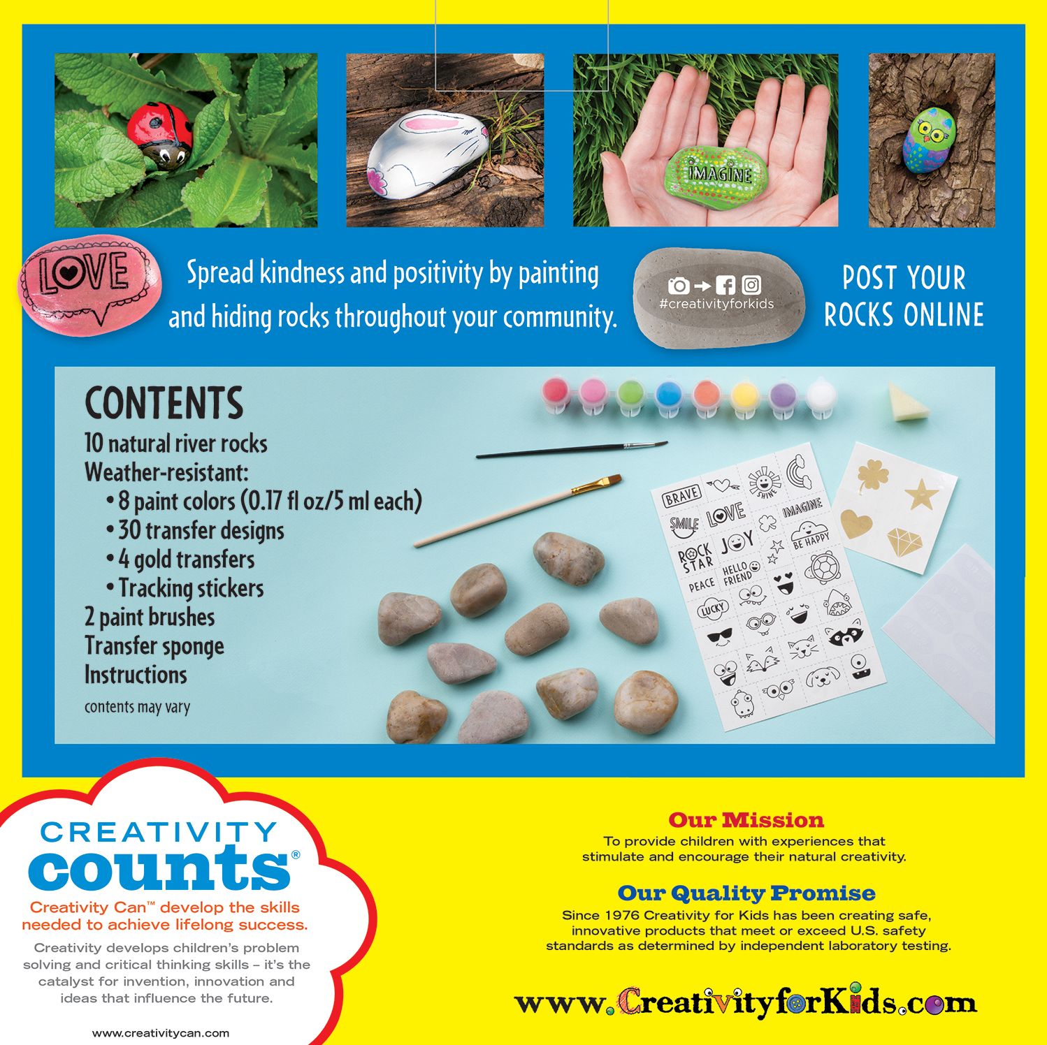 Hide & Seek Rock Painting Kit