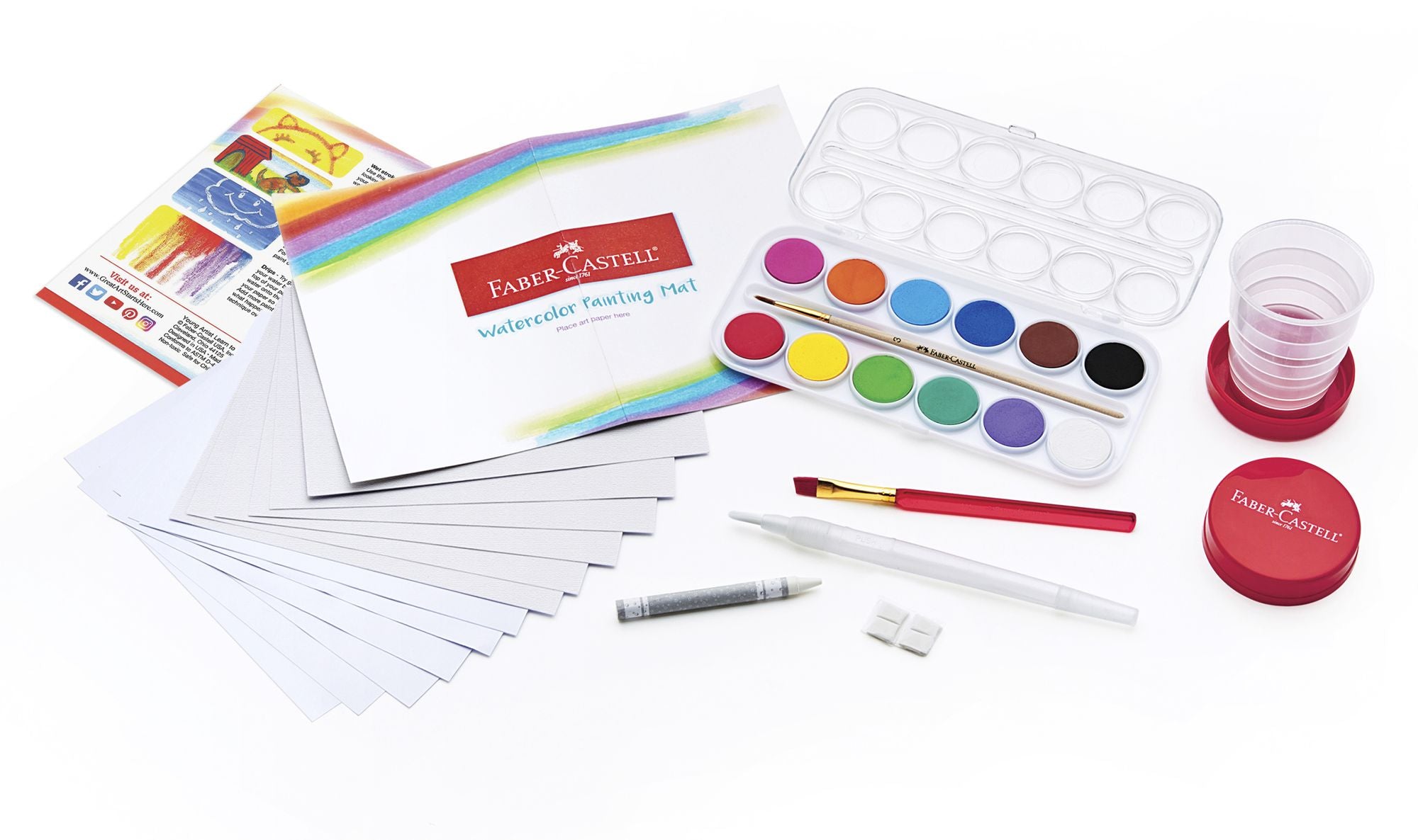 Young Artist Learn to Watercolor