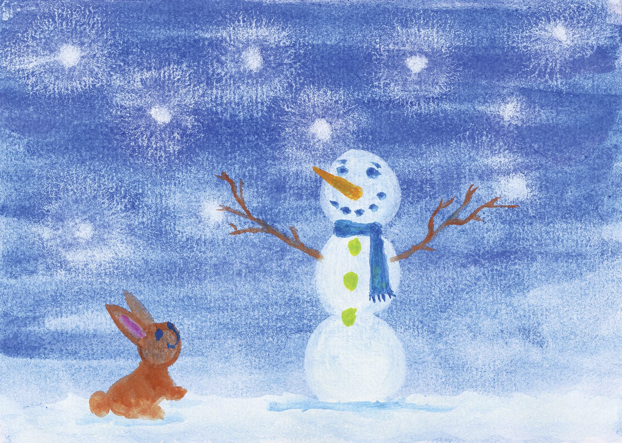 Young Artist Learn to Watercolor