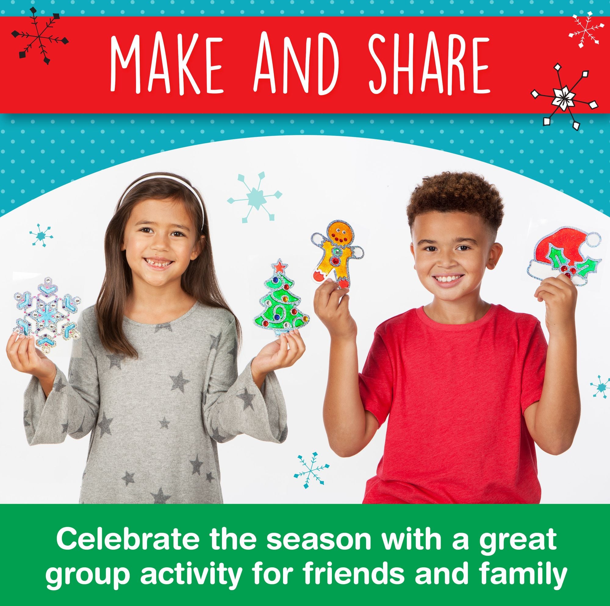 Holiday Easy Sparkle Window Art