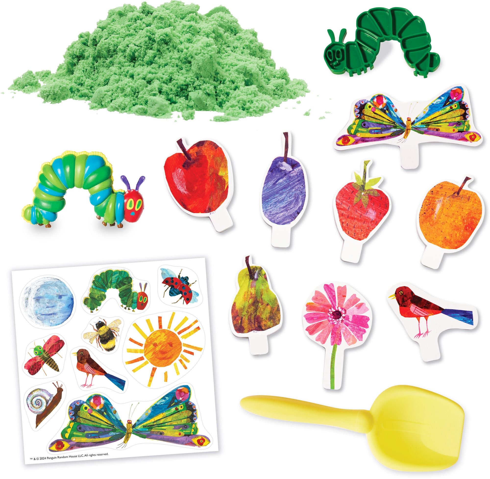 The Very Hungry Caterpillar Sensory Bin