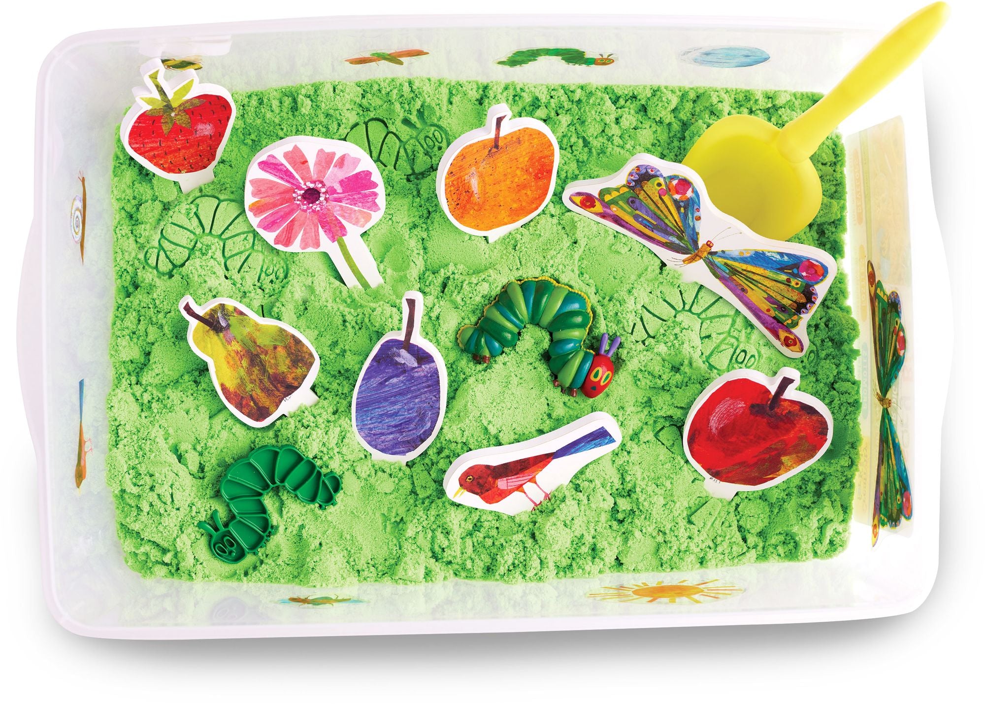 The Very Hungry Caterpillar Sensory Bin
