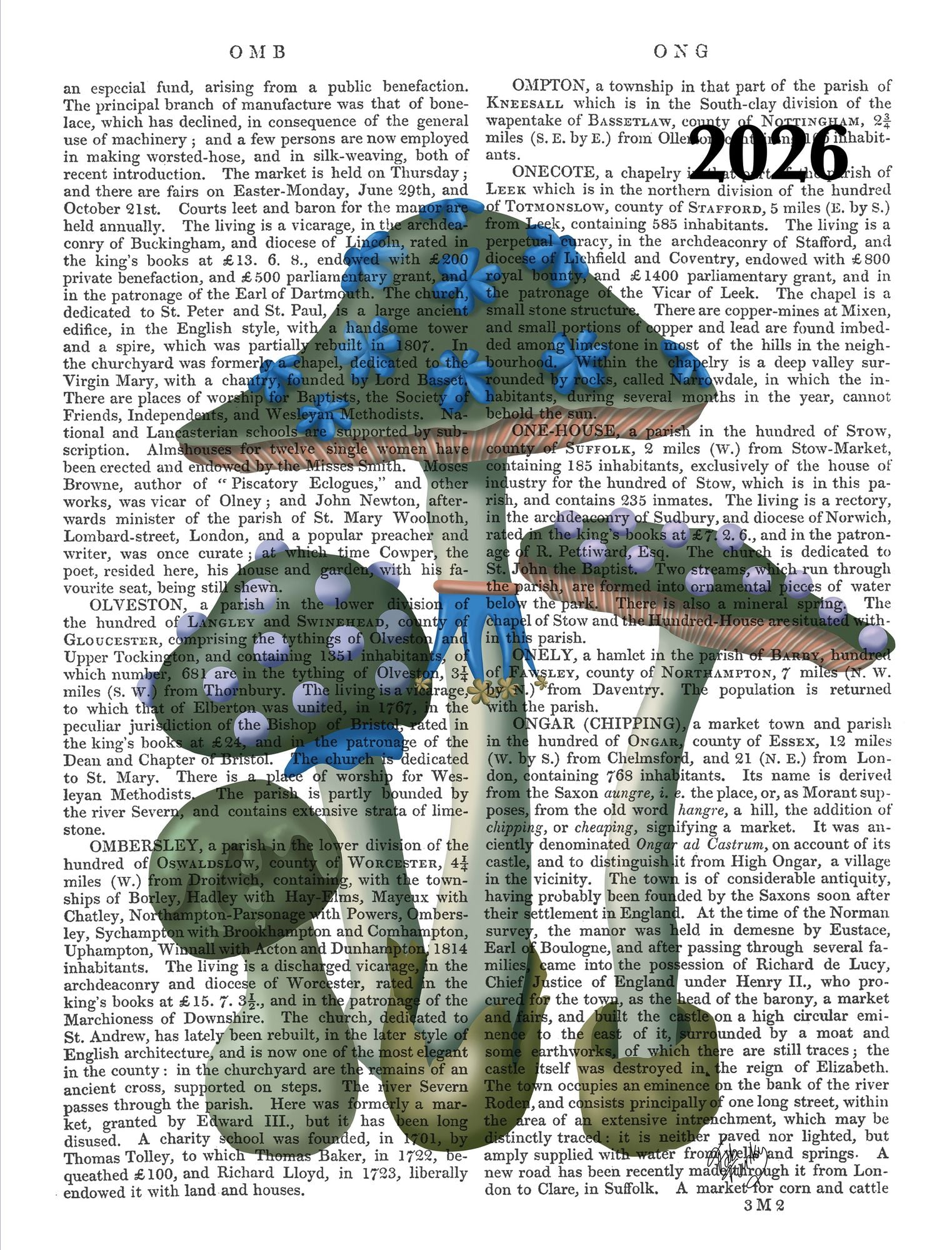 2025-2026 Weekly Planner Merry Mushroom