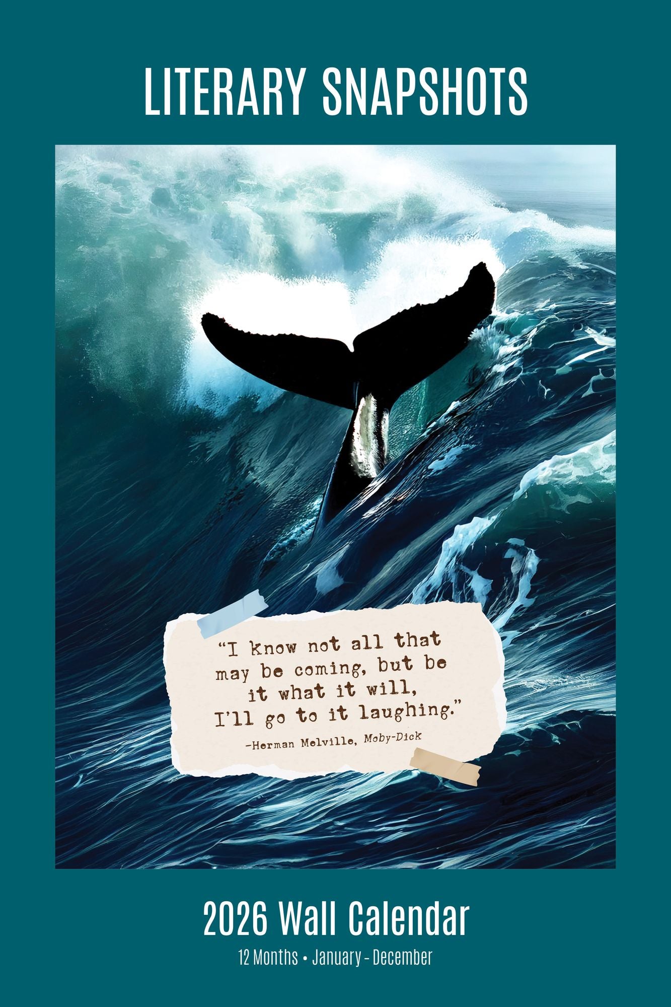 2026 LITERARY SNAPSHOTS OVERSIZED WALL CALENDAR - Exclusive