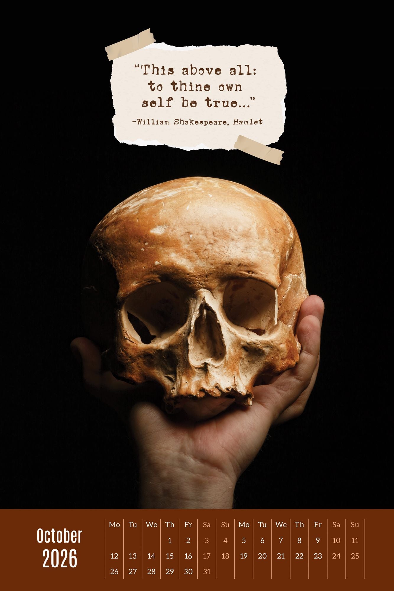 2026 LITERARY SNAPSHOTS OVERSIZED WALL CALENDAR - Exclusive