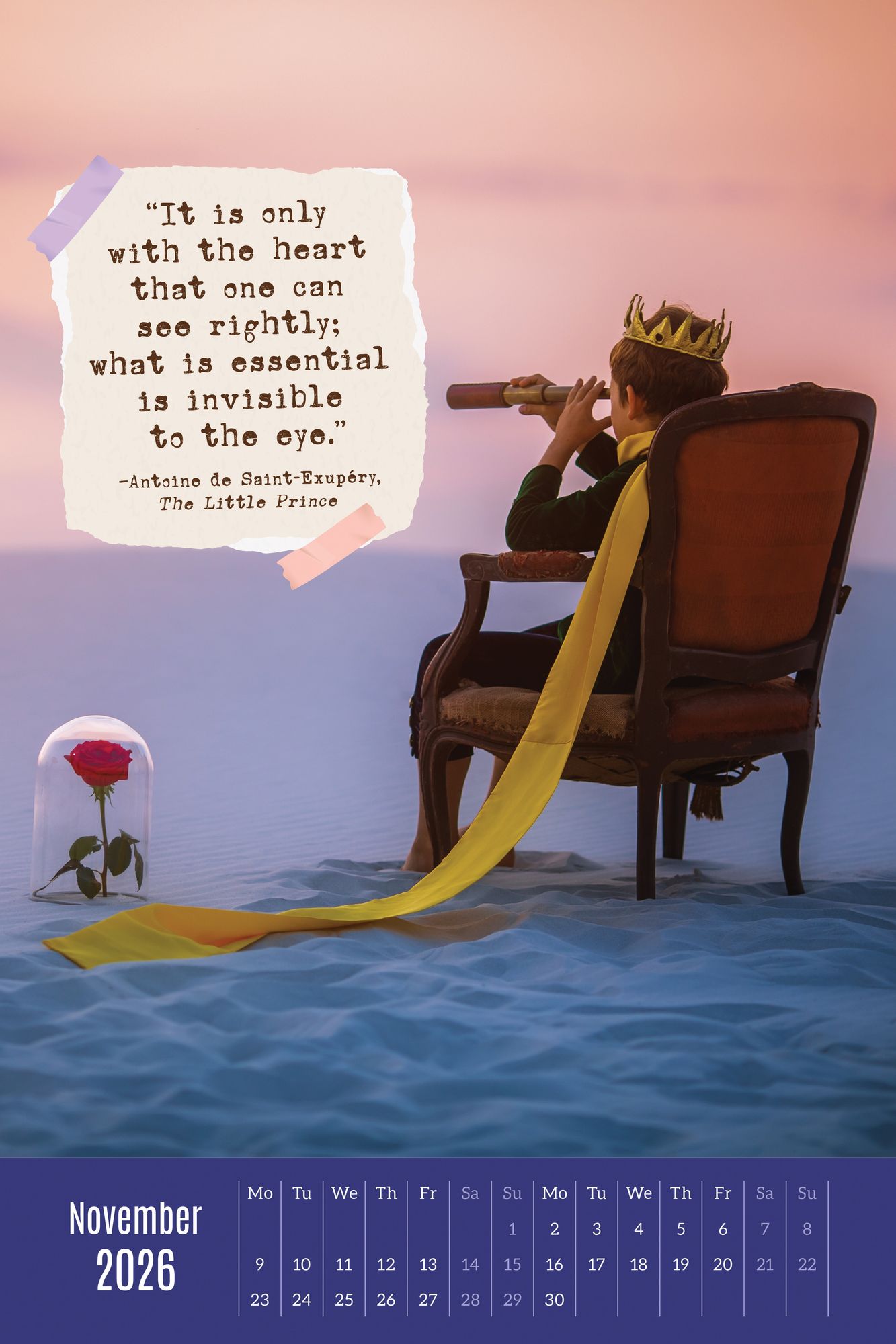 2026 LITERARY SNAPSHOTS OVERSIZED WALL CALENDAR - Exclusive