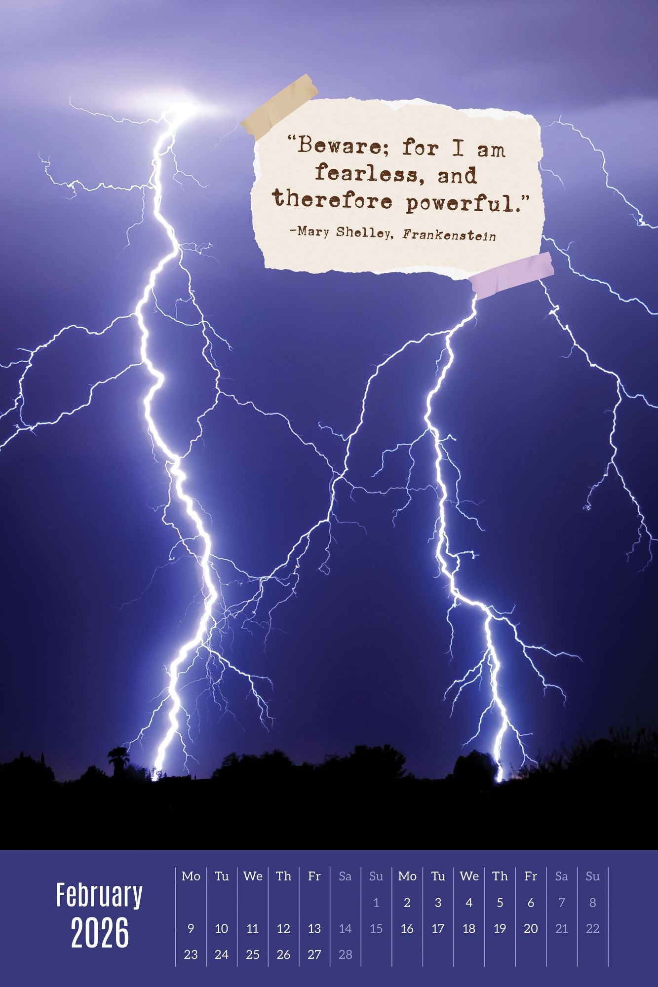 2026 LITERARY SNAPSHOTS OVERSIZED WALL CALENDAR - Exclusive