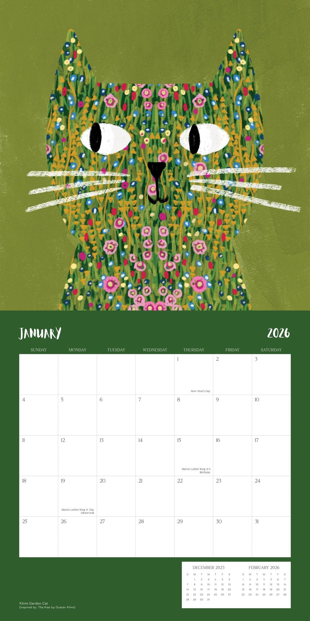 2026 NIASKI STANDARD WALL CALENDAR - Exclusive