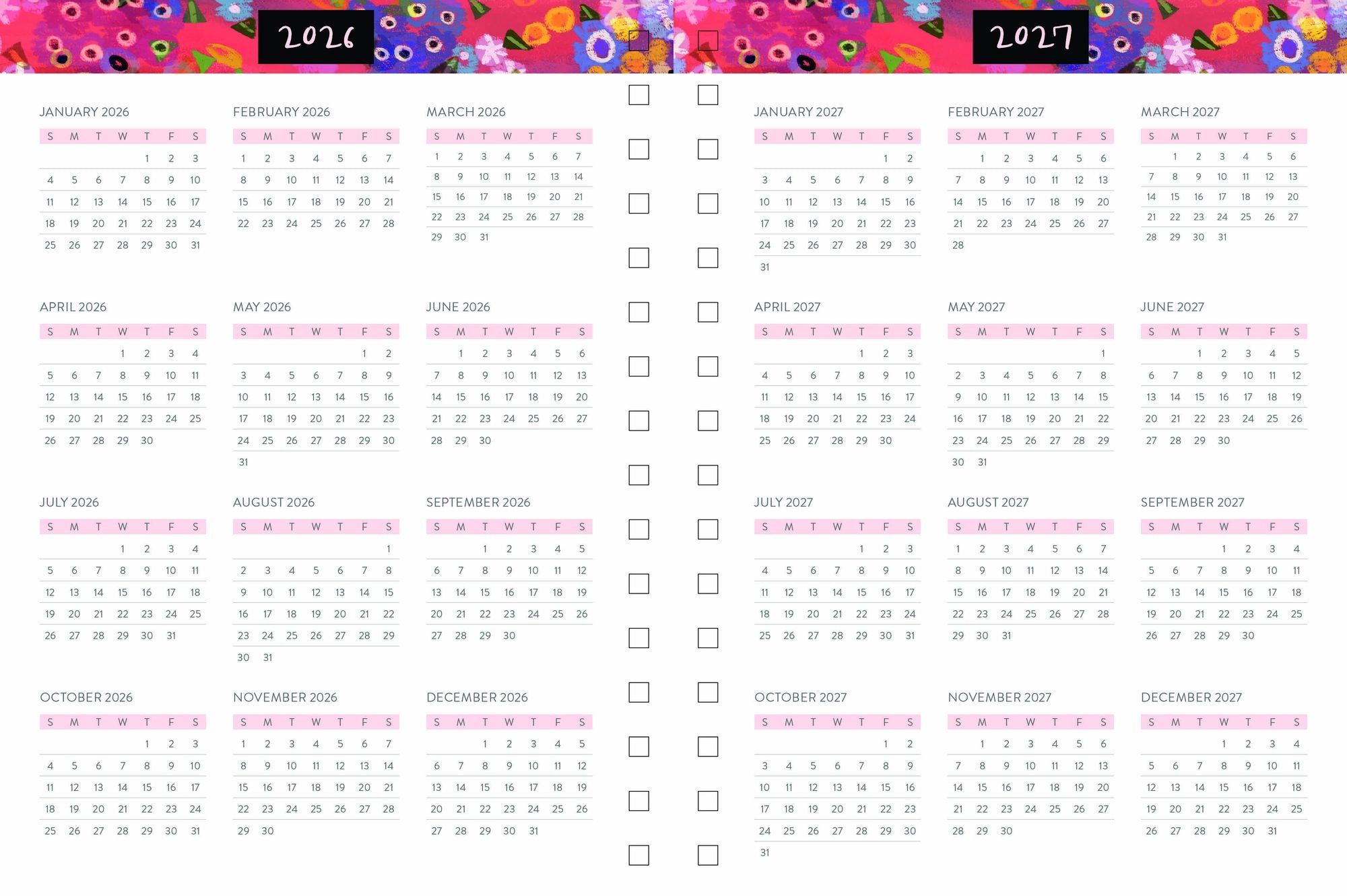 2026-2027 Chunky Planner Serpant Cats