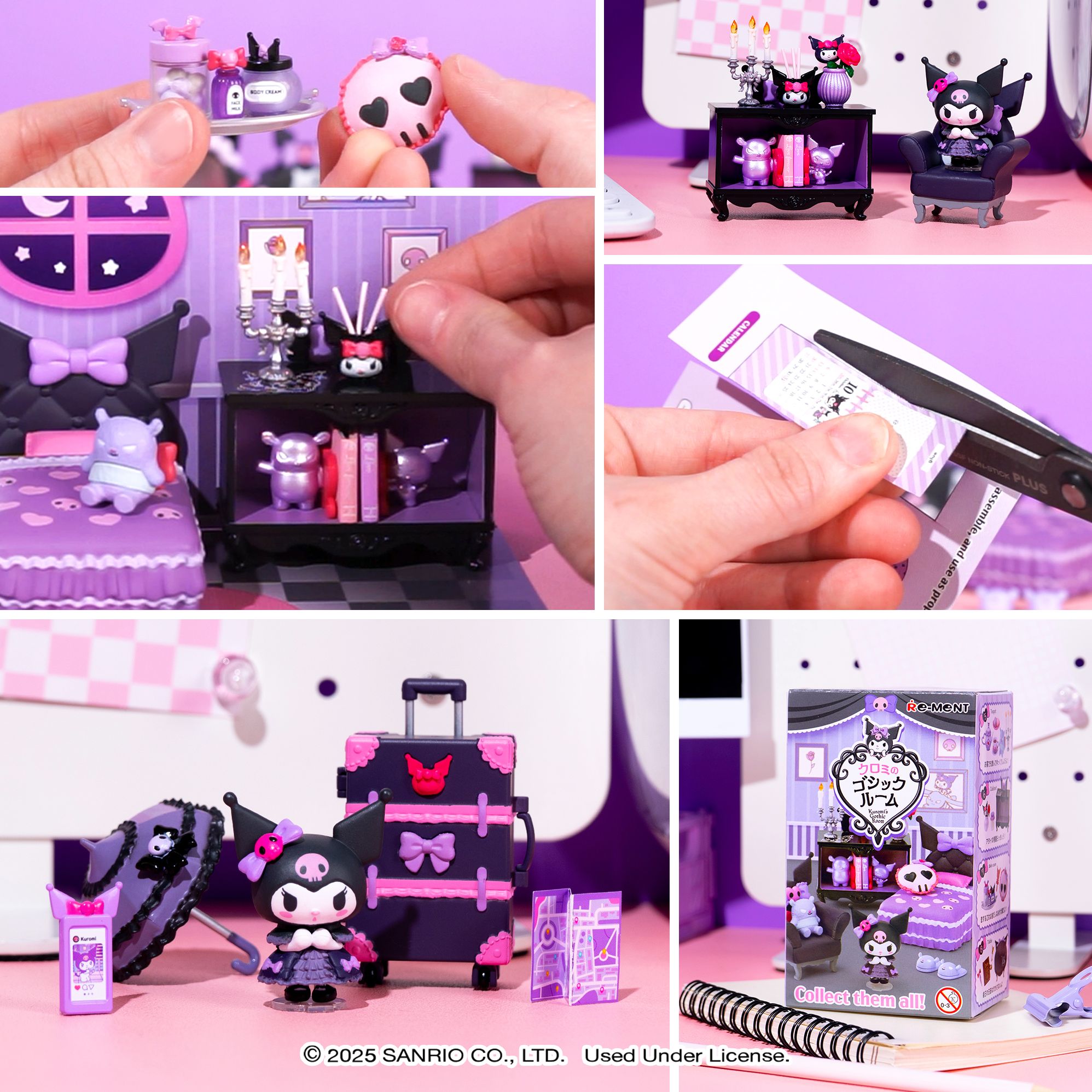 Sanrio Blind Box Figure Set - Kuromi's Gothic Room