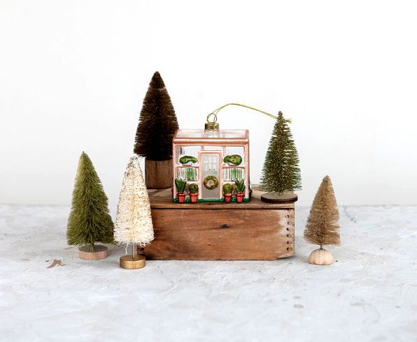 Greenhouse Glass Ornament