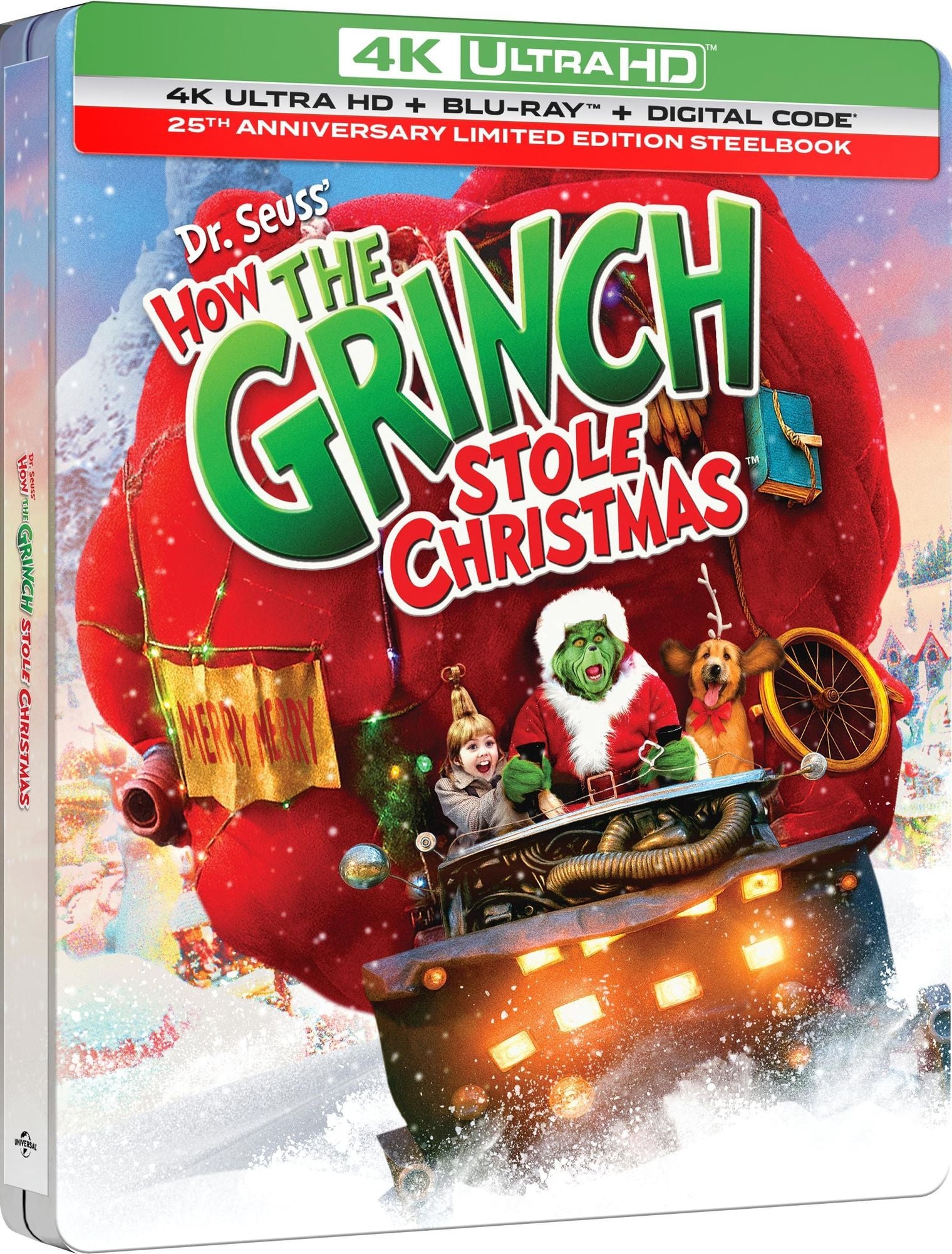 Dr. Seuss' How the Grinch Stole Christmas [4K Ultra HD Blu-ray]