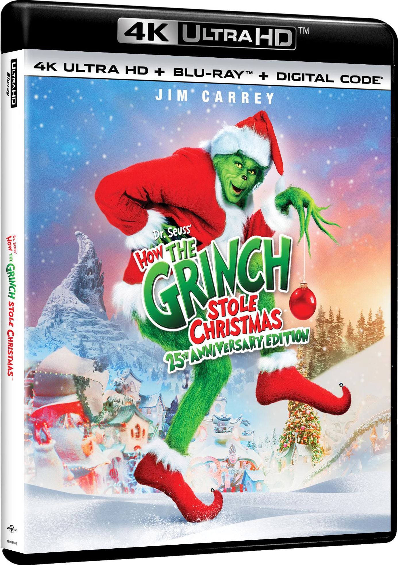 Dr. Seuss' How the Grinch Stole Christmas [4K Ultra HD Blu-ray]