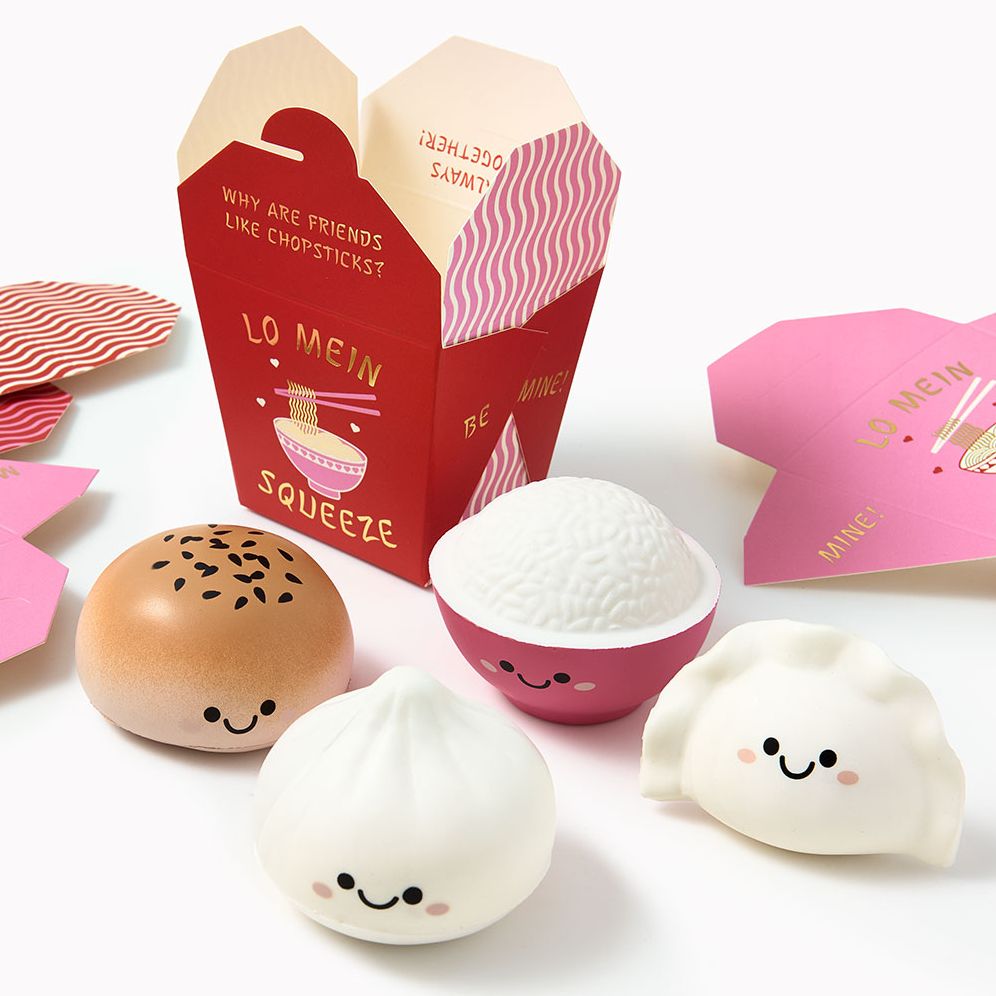 Takeout Box Valentines Card Kit