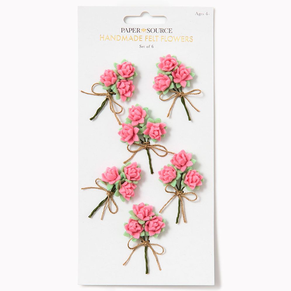 Mini Bouquet Adornment Set of 6