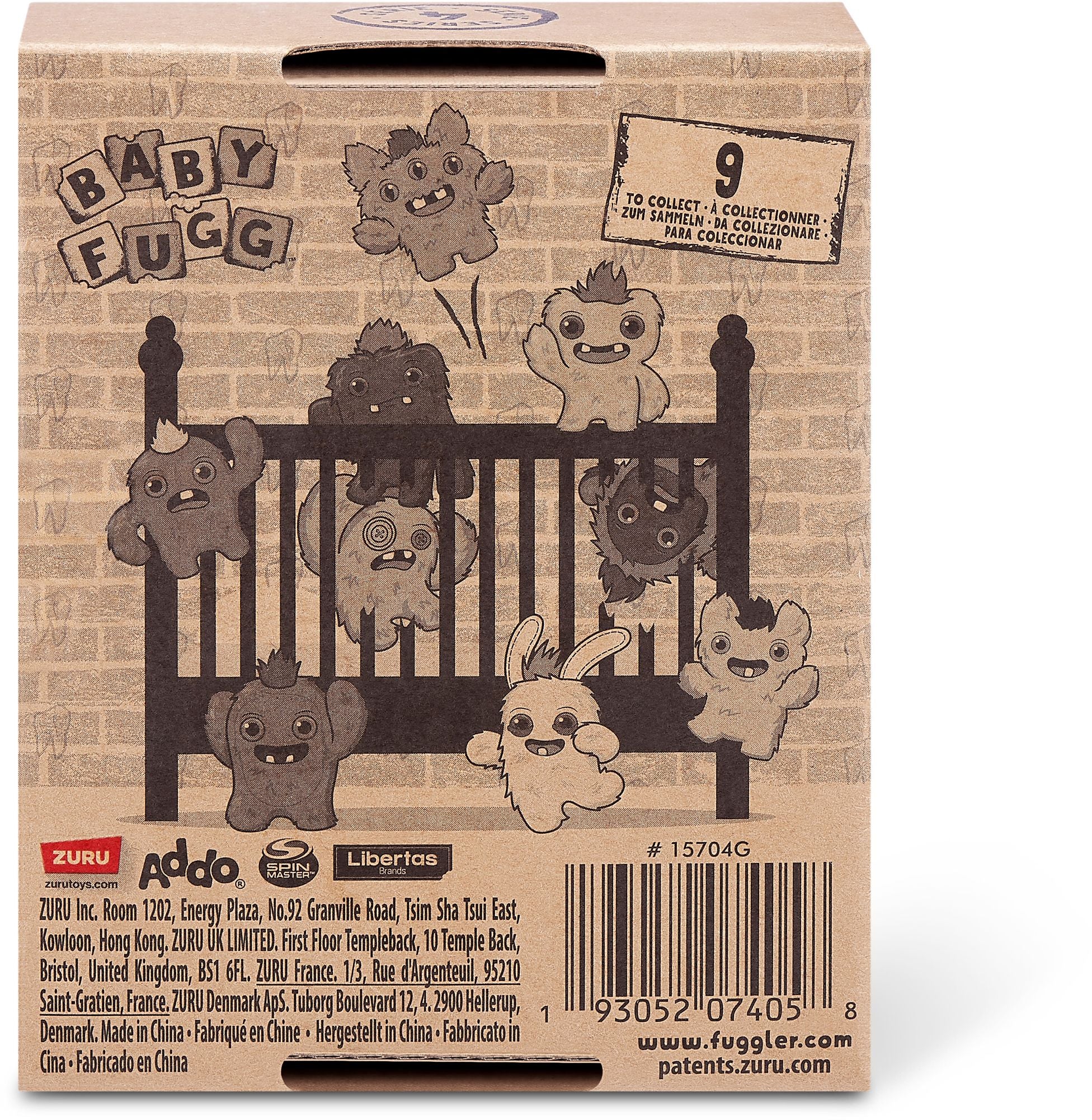 Fuggler Baby Fuggs 3.5" Plush