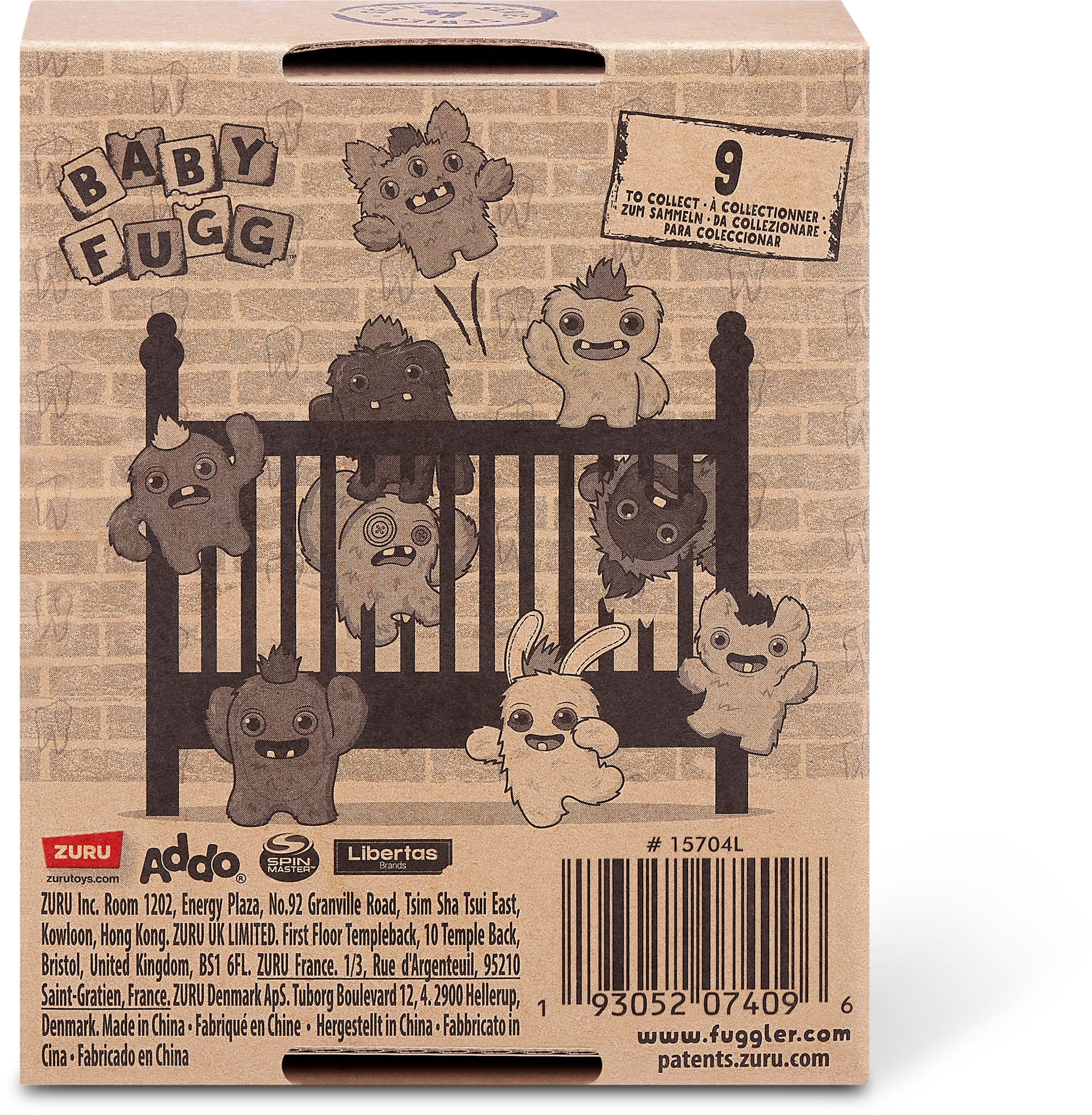 Fuggler Baby Fuggs 3.5" Plush