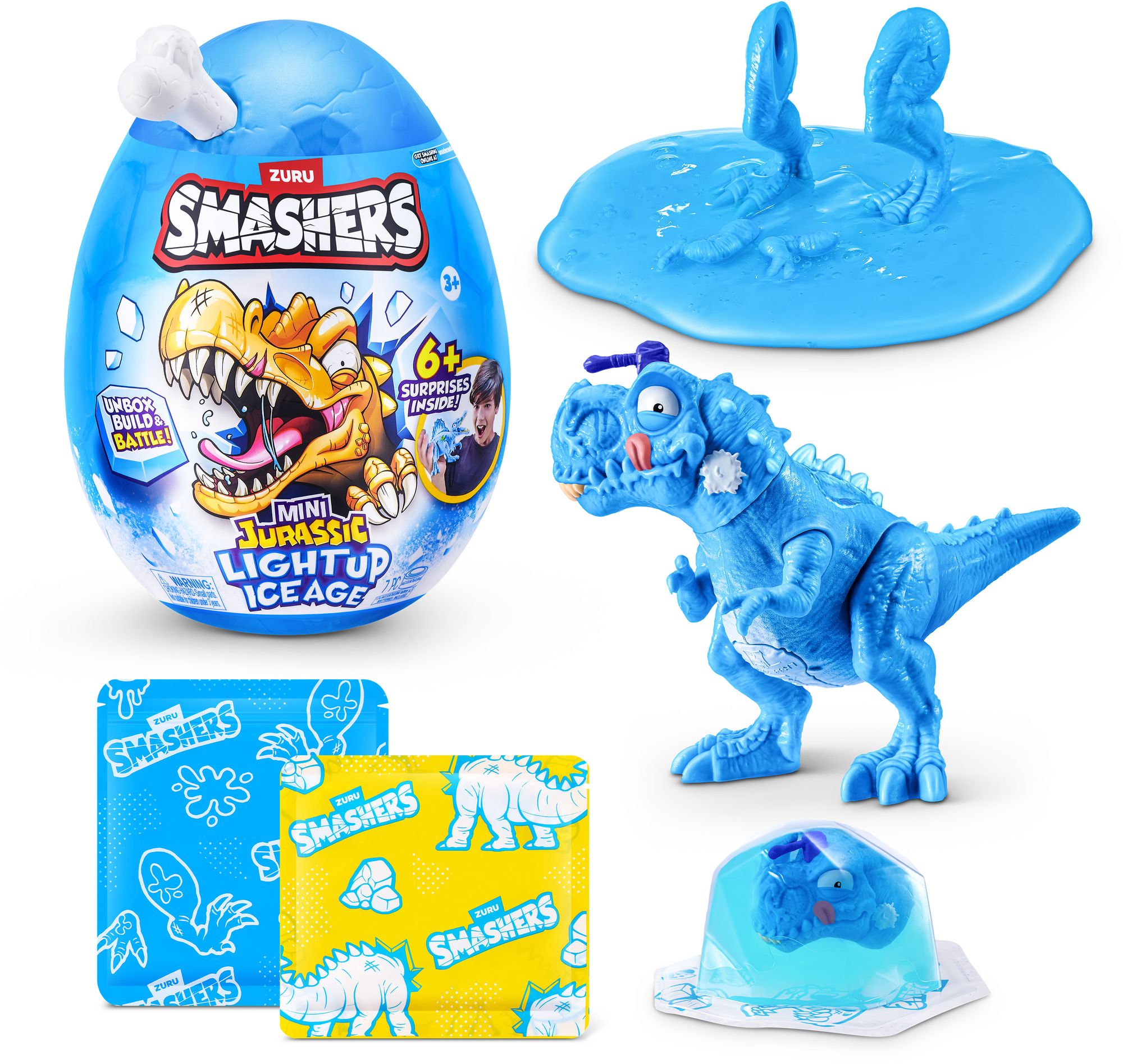 S001-SMASHERS-DINO ICE AGE-SERIES 1-EGG SMALL-SHRINK WRAP,24PCS/CTN