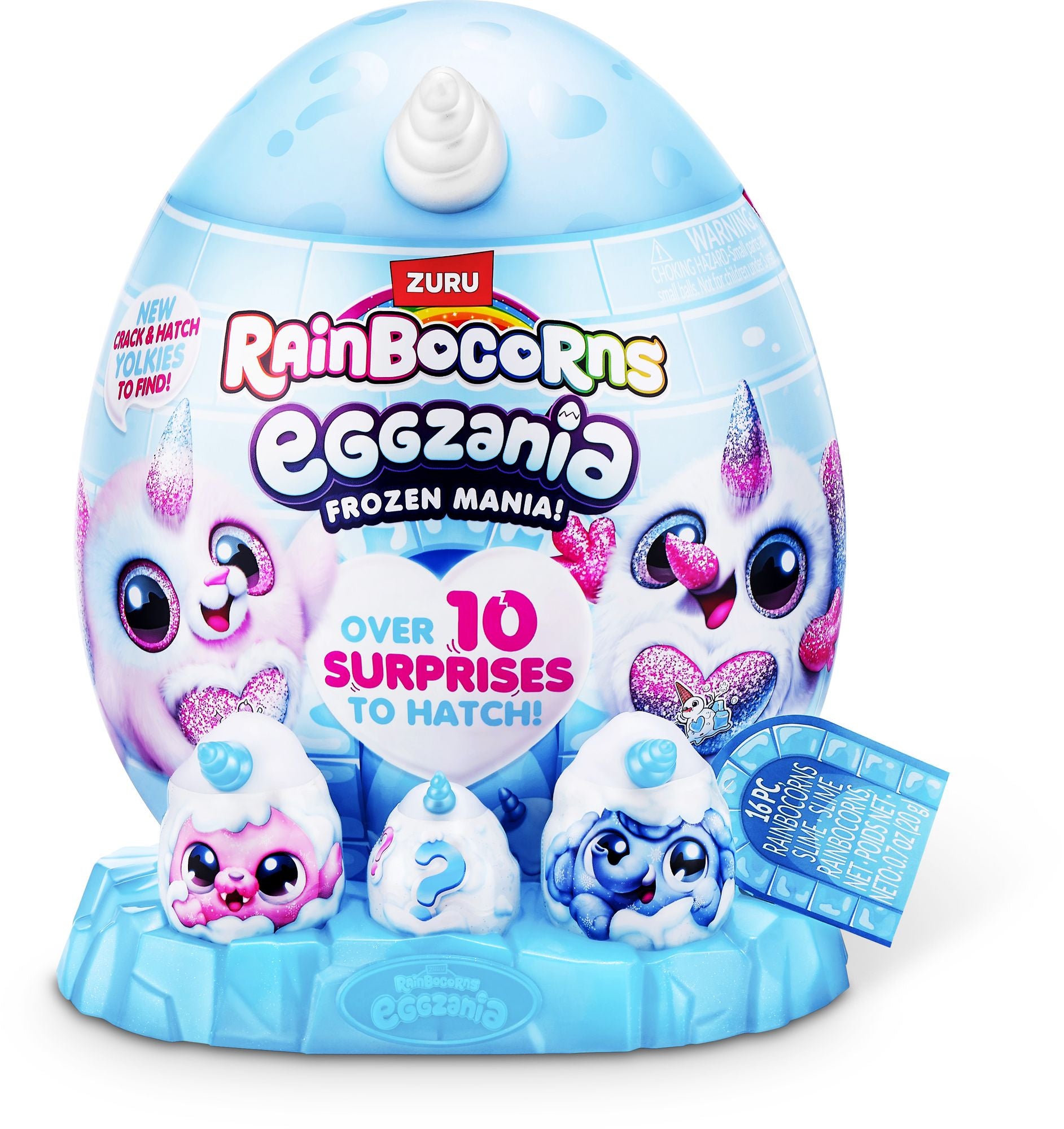 S001-RAINBOCORNS-EGGZANIA-SERIES 1-FROZEN MANIA-SHRINK WRAP,12PCS/CTN