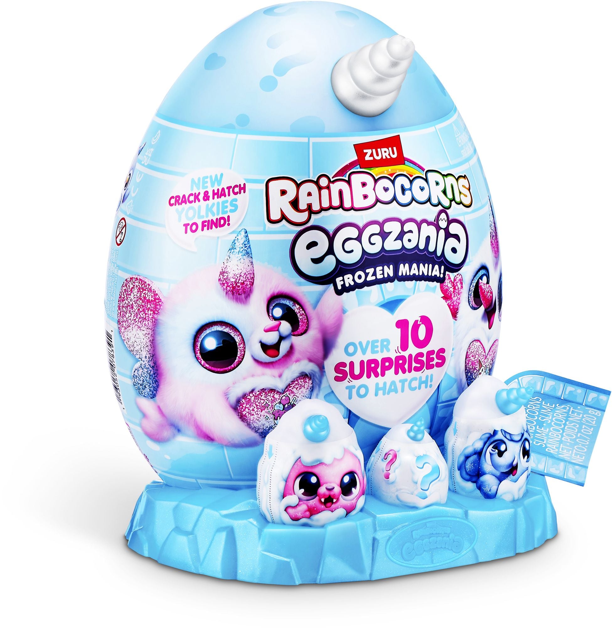 S001-RAINBOCORNS-EGGZANIA-SERIES 1-FROZEN MANIA-SHRINK WRAP,12PCS/CTN