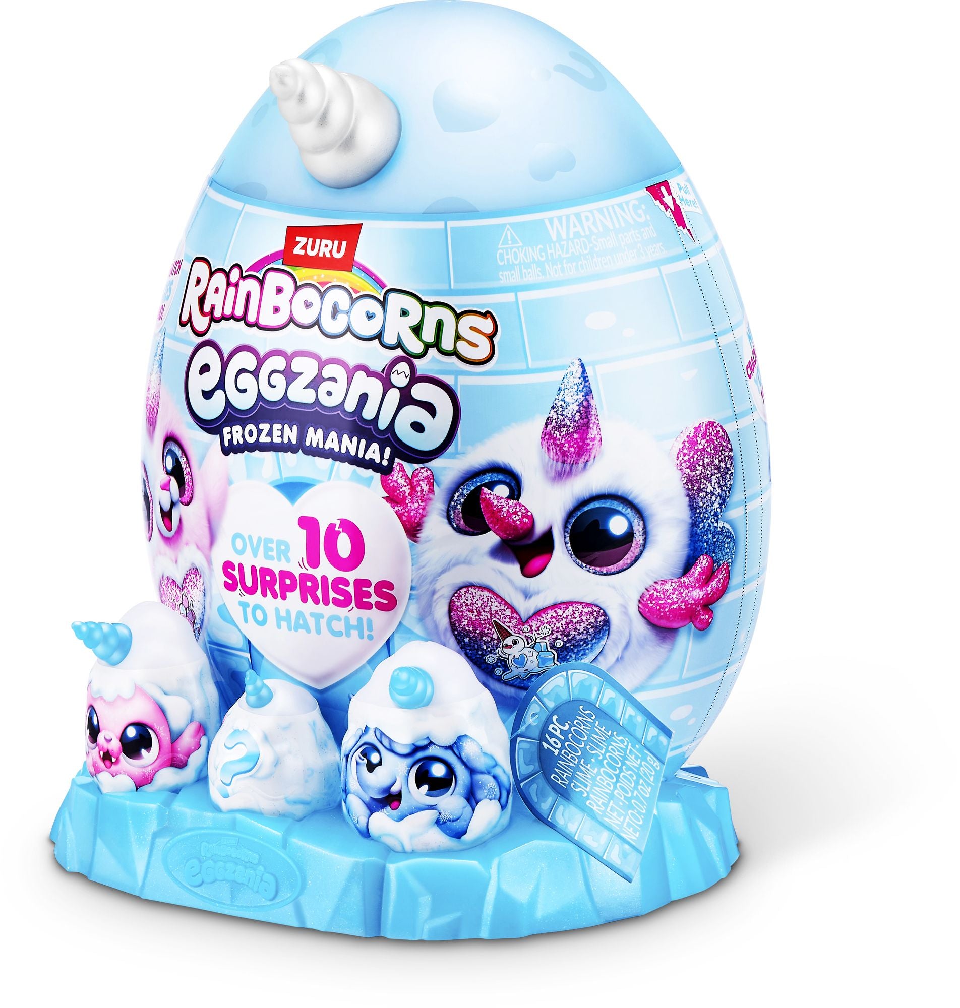 S001-RAINBOCORNS-EGGZANIA-SERIES 1-FROZEN MANIA-SHRINK WRAP,12PCS/CTN