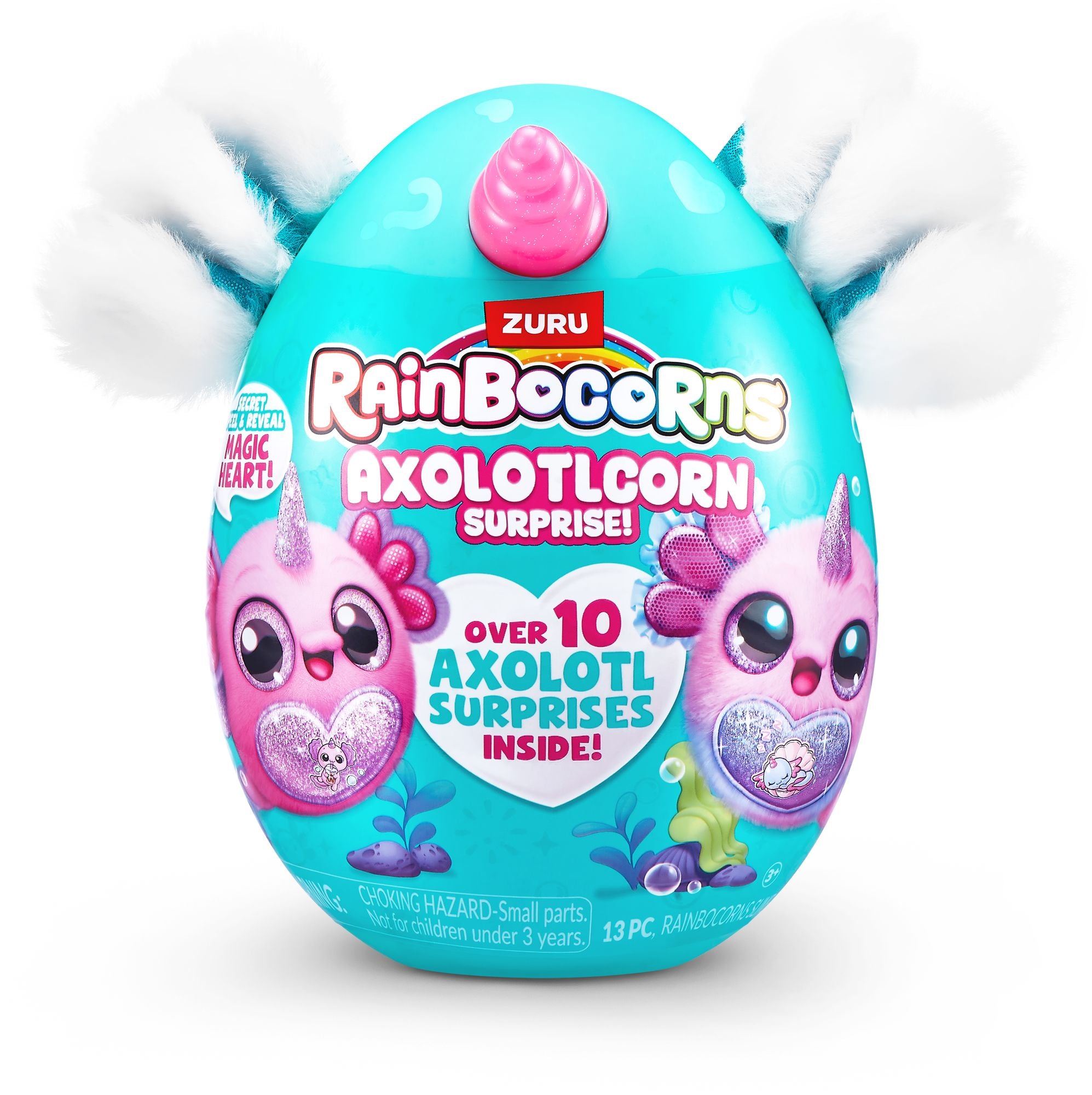 S001-RAINBOCORNS-SPARKLE HEART SURPRISE-SERIES 1-AXOLOTLCORN SURPRISE-SHRINK WRAP,2Facing6pcs/PDQ,12pcs/2PDQ/CTN