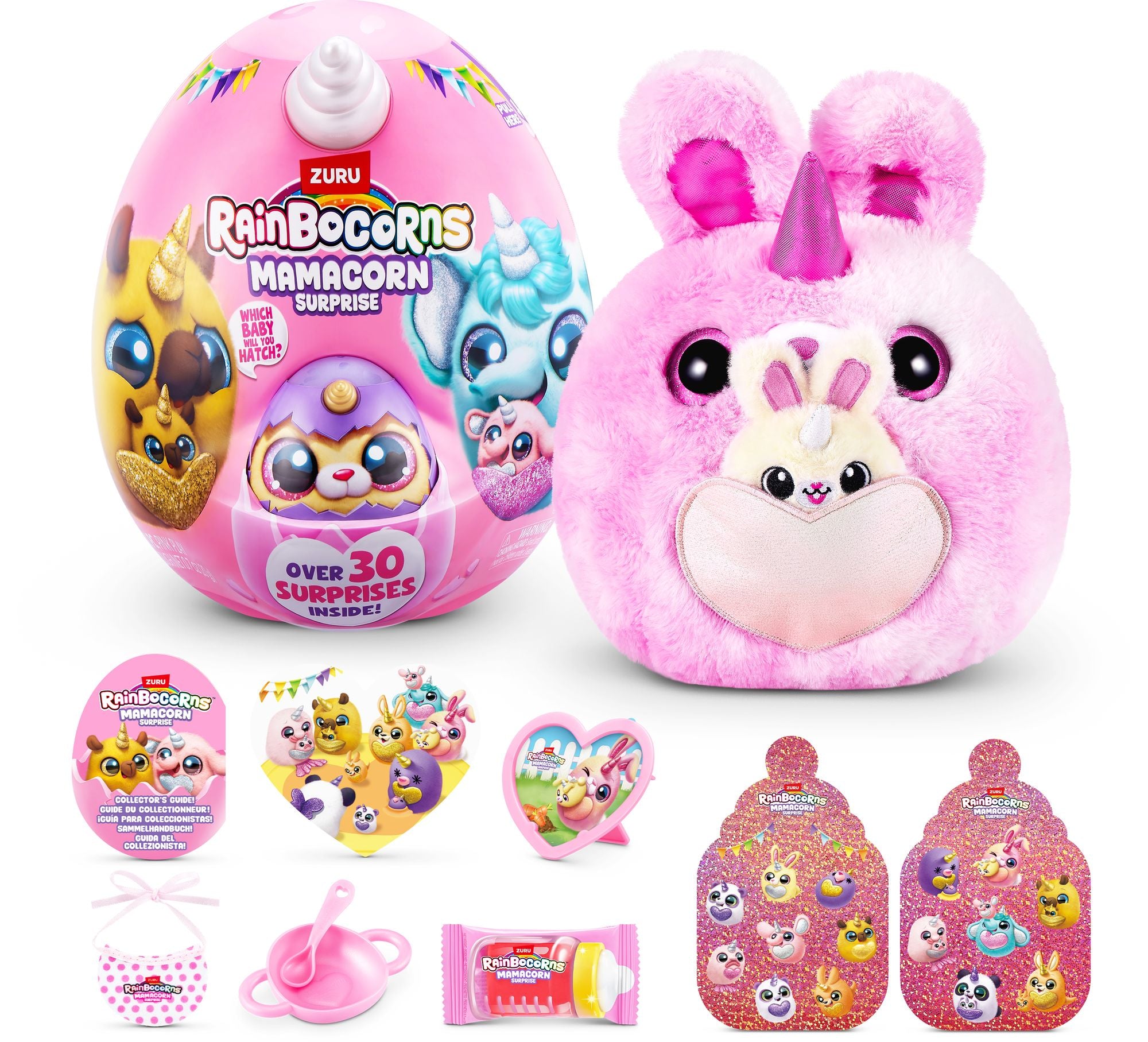 S001-RAINBOCORNS-MAMACORN SURPRISE-SERIES 1-PLUSH MEDIUM-SHRINK WRAP,6pcs/CTN