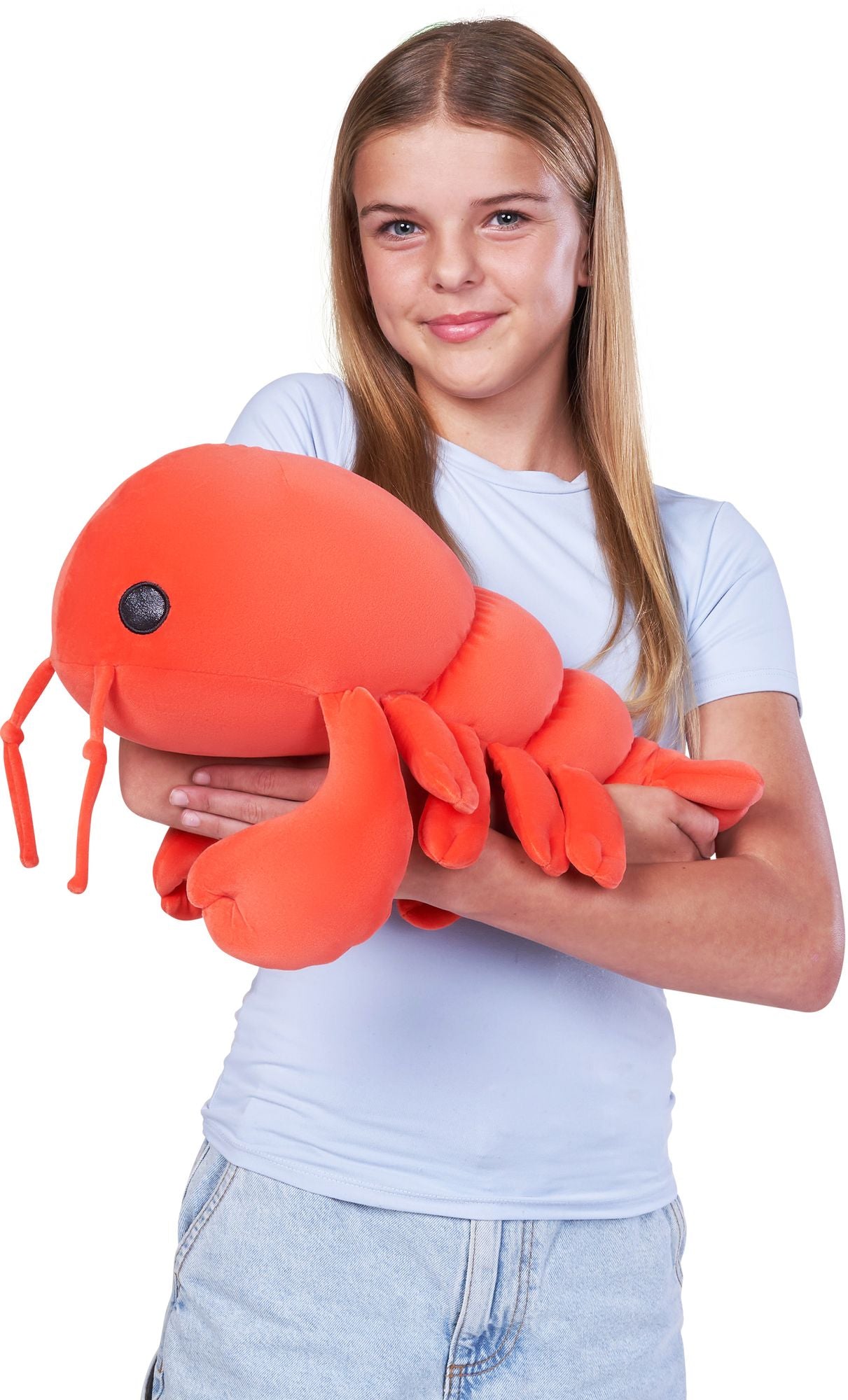 S004-HUG A LUMPS-PLUSH MEDIUM Lobster(Lenny)-SERIES 2-PLUSH-HANG TAG,5PCS/CTN