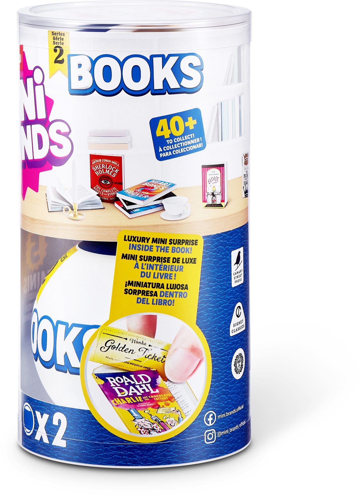 MINI BRANDS BOOK SERIES 2 2PK