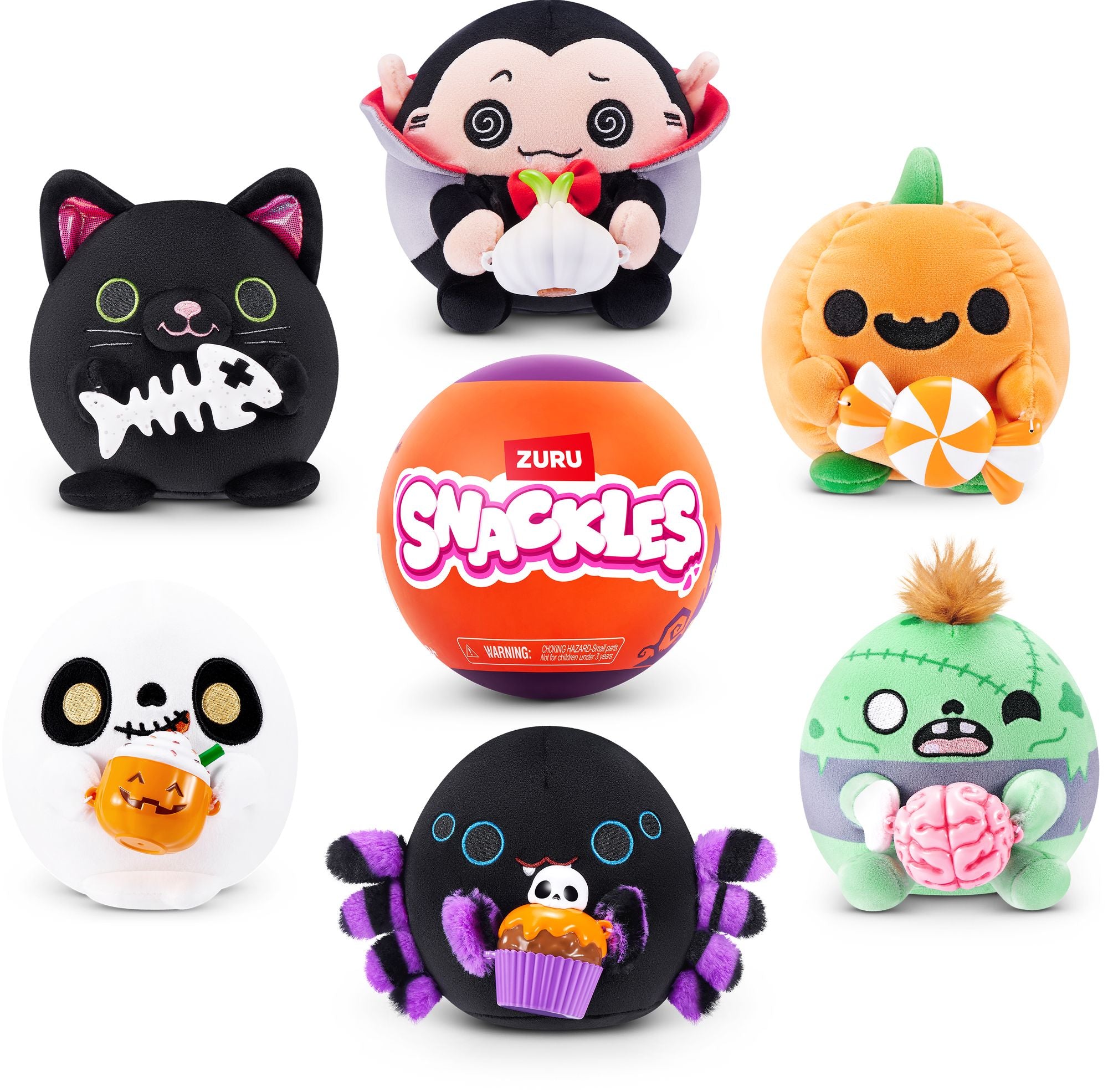 S001-SNACKLES-SEASONAL-HALLOWEEN CAPSULE 5"-SERIES 1-2PK - B&N Exclusive