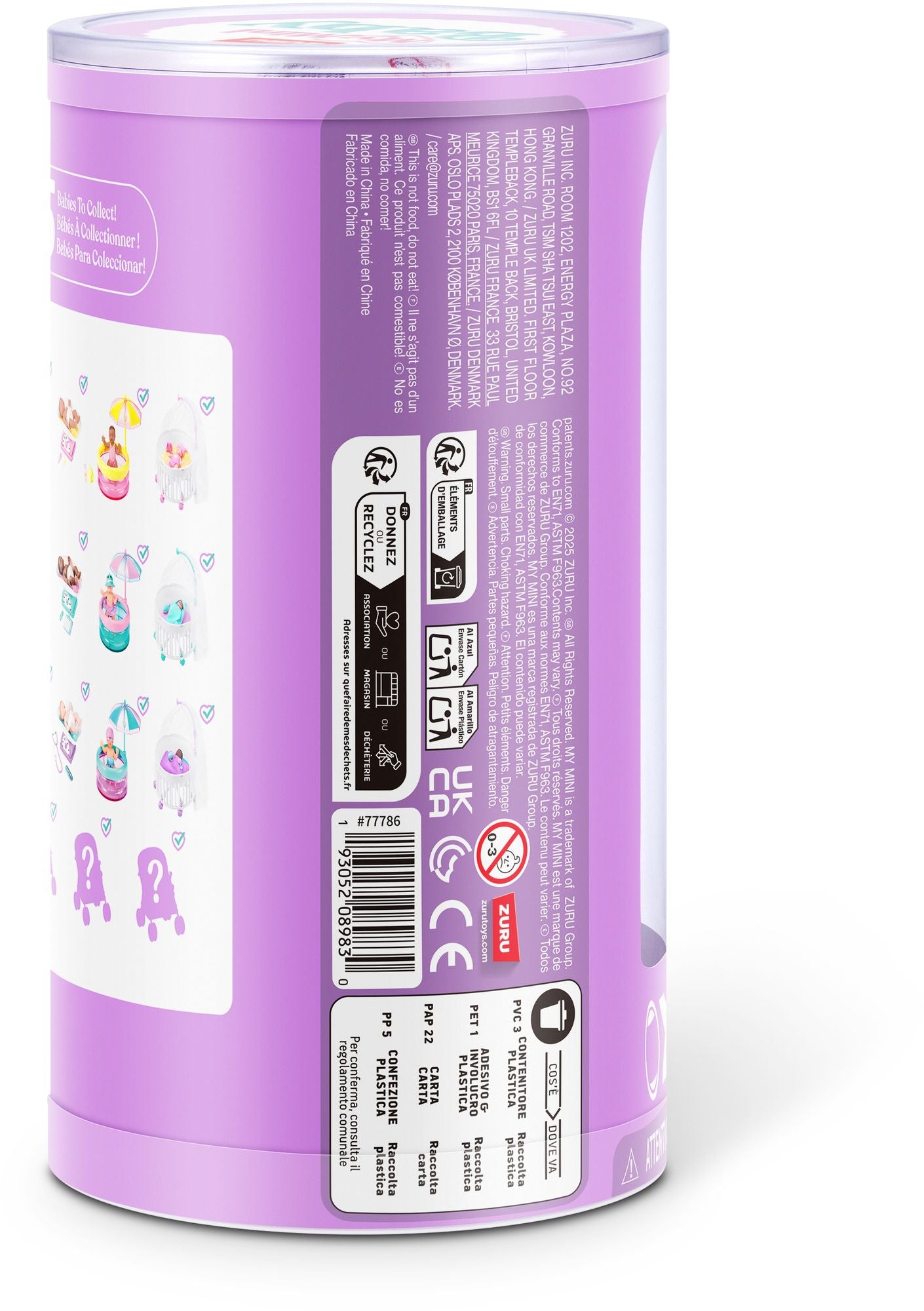 S001-MY MINI-MY MINI BABY-SERIES 2-CAPSULE,2PK IN PVC TUBE,12PCS/CTN
