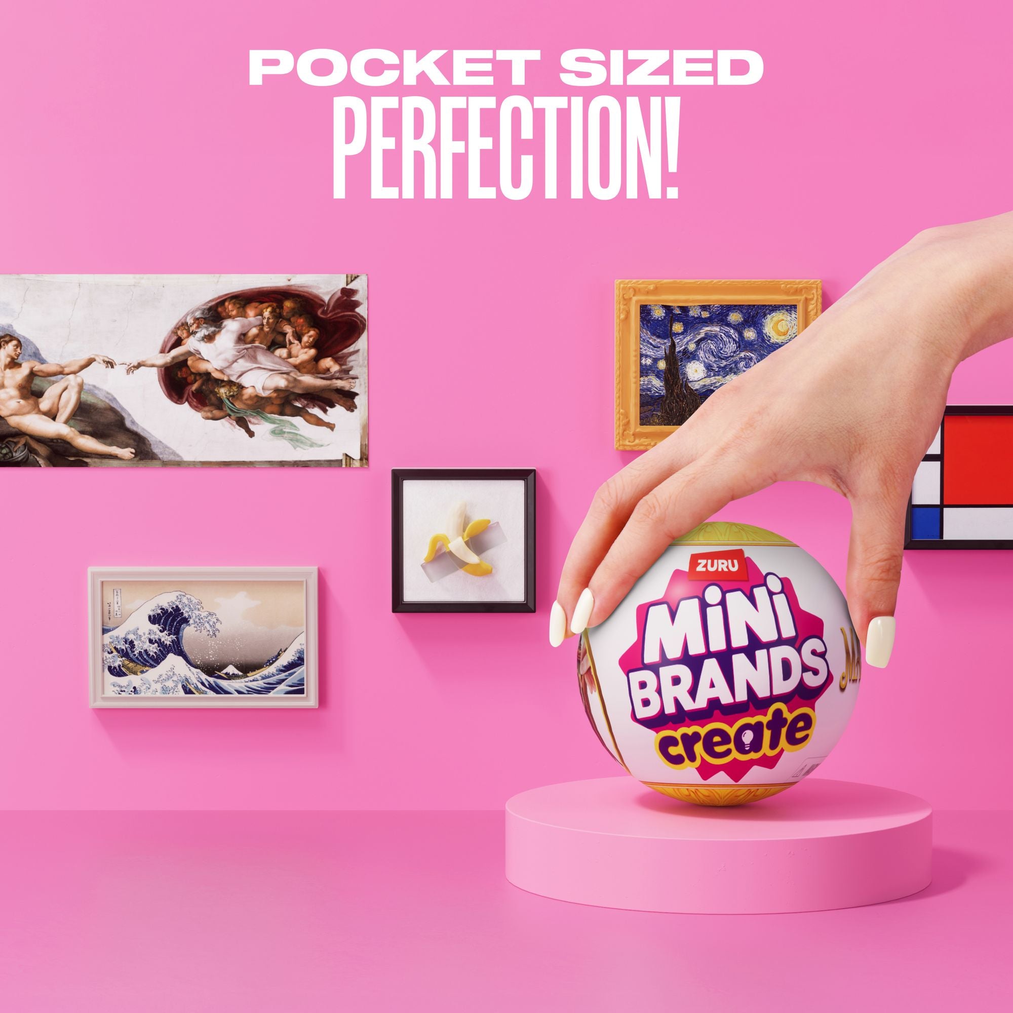 S001-MINI BRANDS-MASTERPIECES-SERIES 1-CAPSULE,2PK IN PVC TUBE,12PCS/CTN