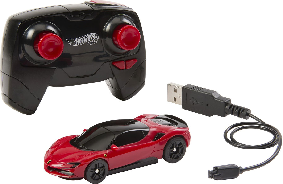 HOT WHEELS® RC 1:64 Scale Ferrari SF90 Stradale Assetto Fiorano Vehicle JGD09