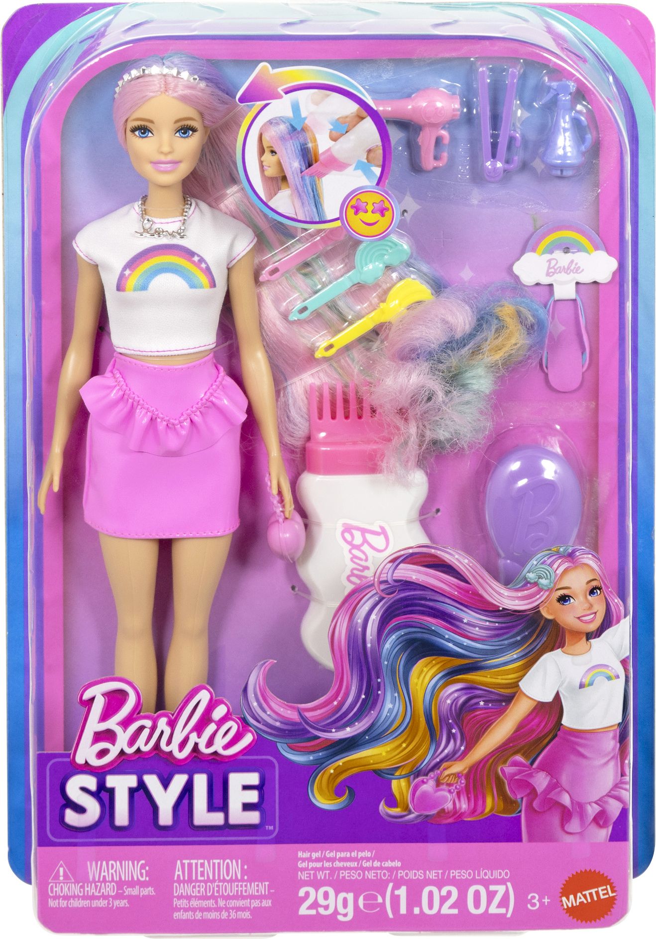 BARBIE RAINBOW SPARKLE HAIR PLAY 1 JJP07