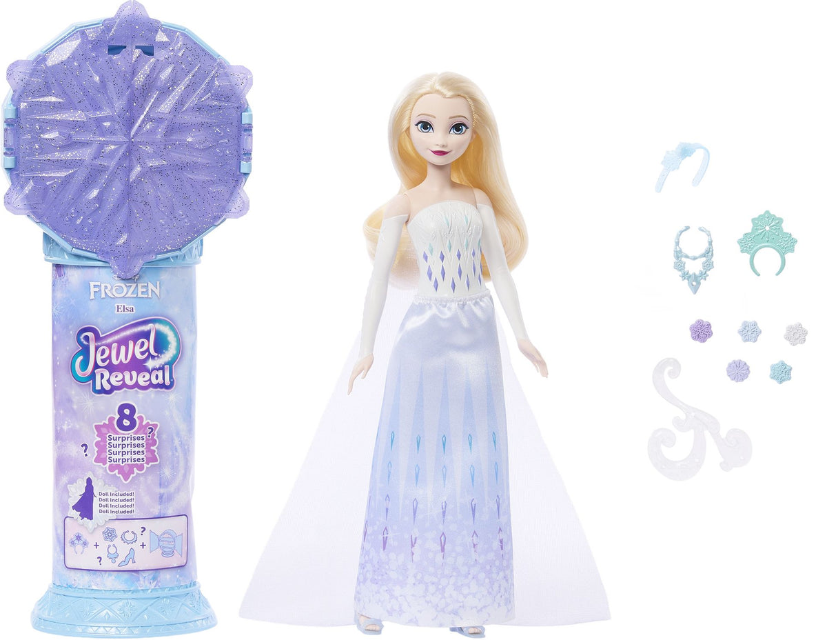 Disney Frozen JEWEL REVEAL¿ Elsa Doll JJY36