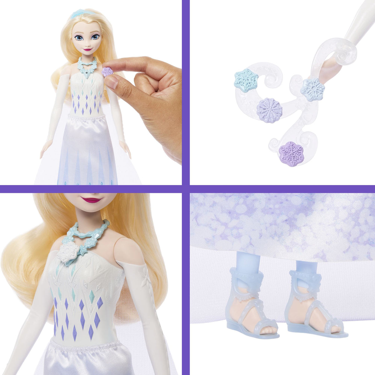 Disney Frozen JEWEL REVEAL¿ Elsa Doll JJY36