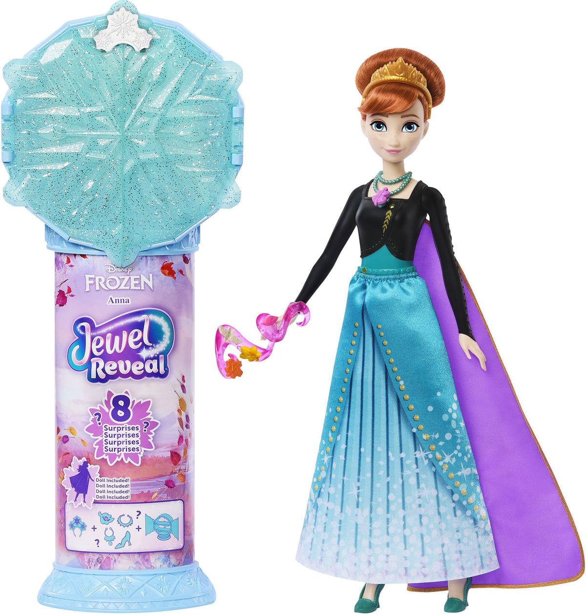 Disney Frozen JEWEL REVEAL¿ Anna Doll JJY37