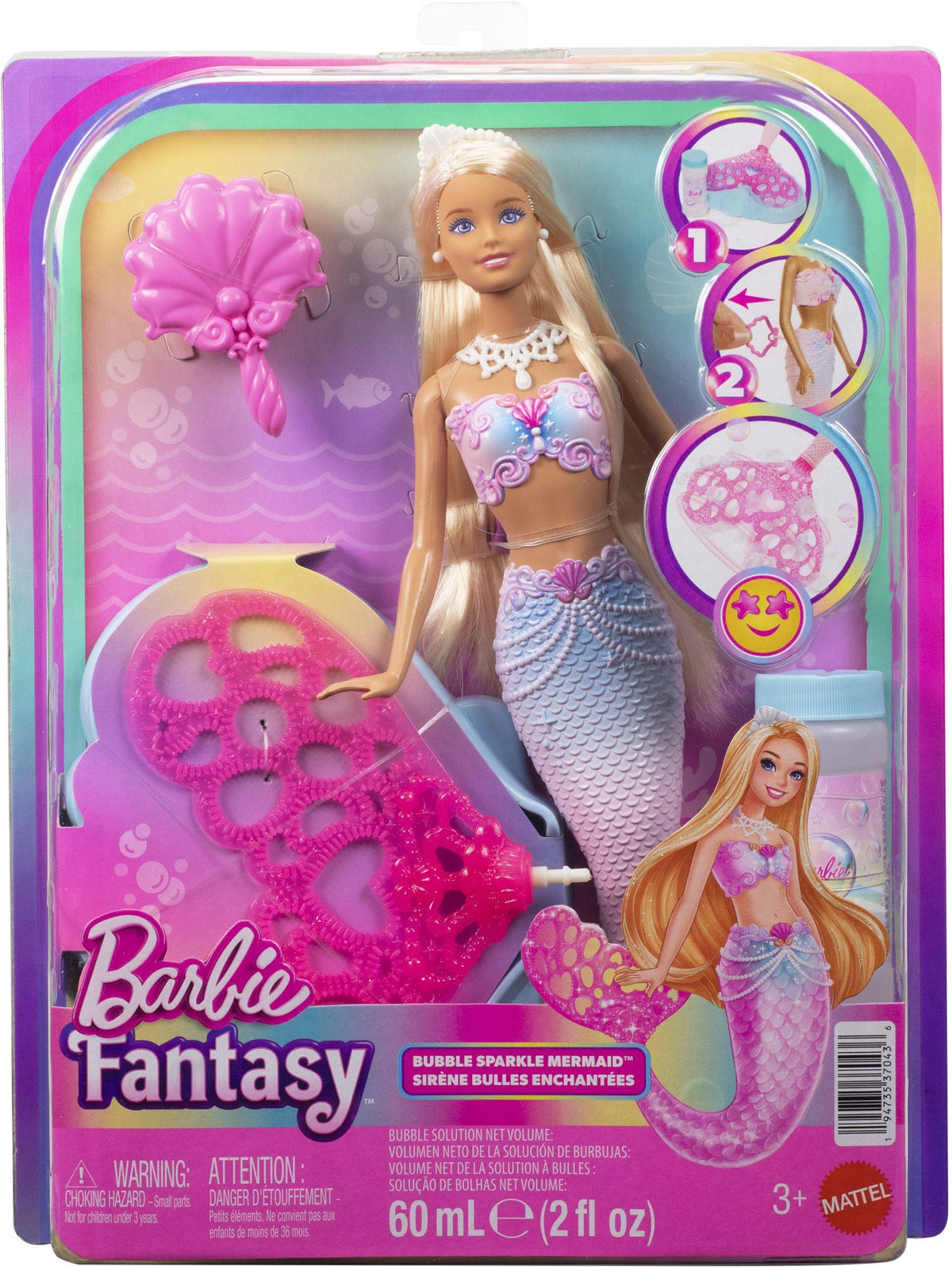 Barbie® Bubble Sparkle Mermaid¿ JLW56