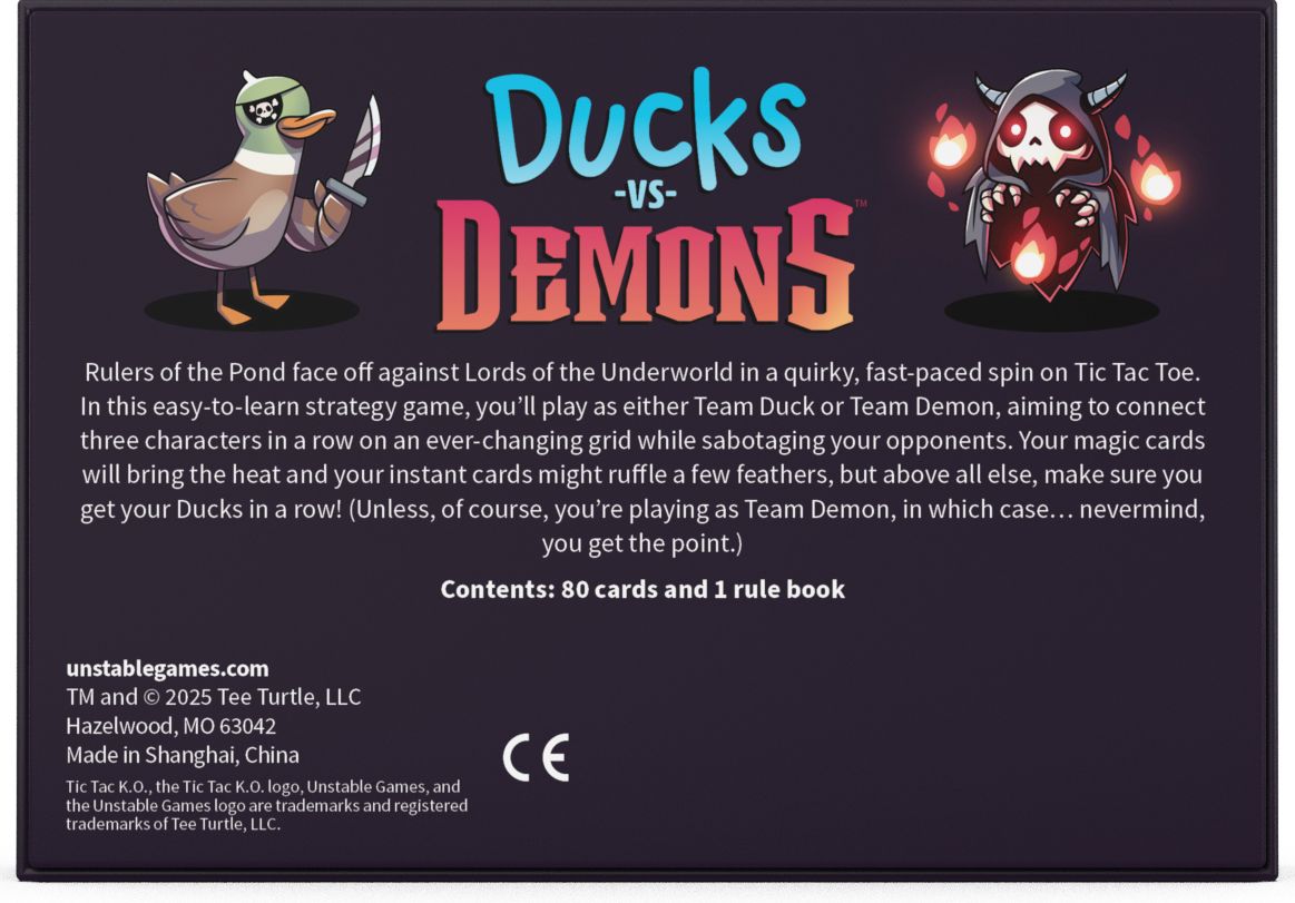 Tic Tac KO Lite Ducks VS Demons by Unstable Games
