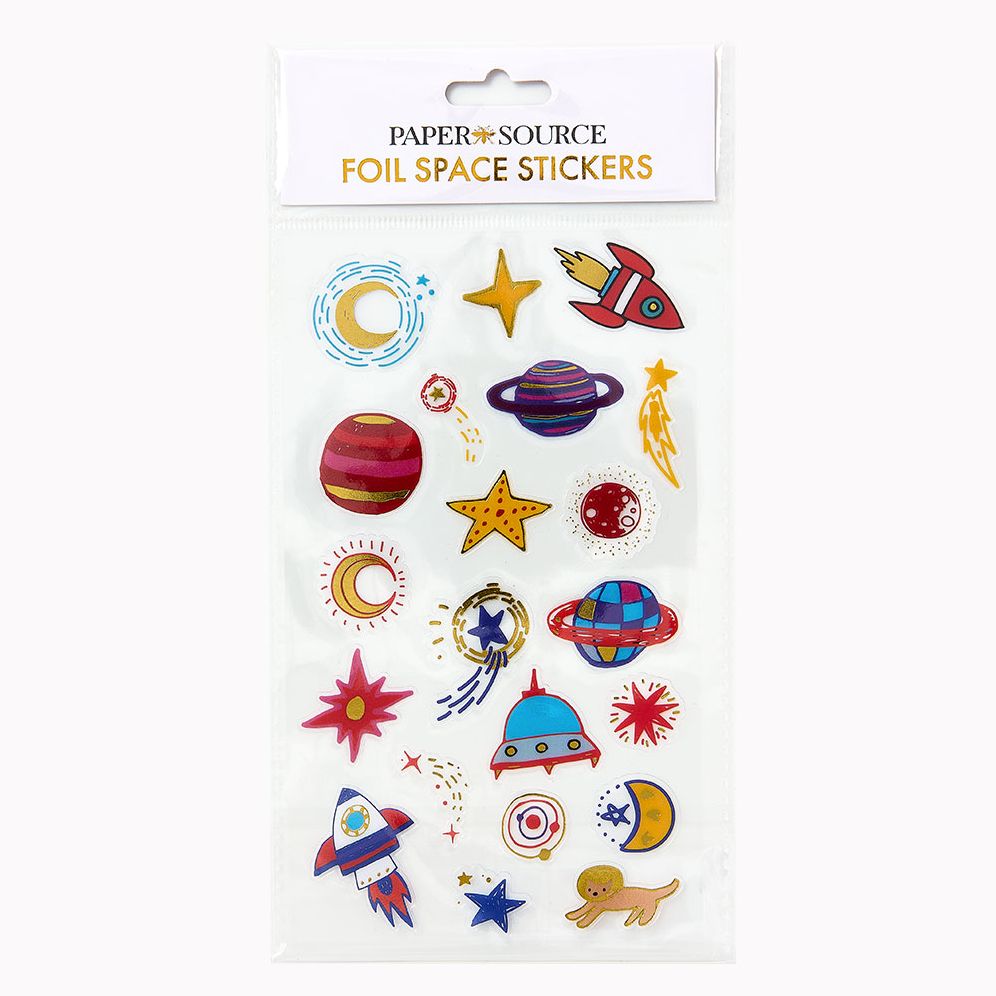 Foil Space Sticker Sheet