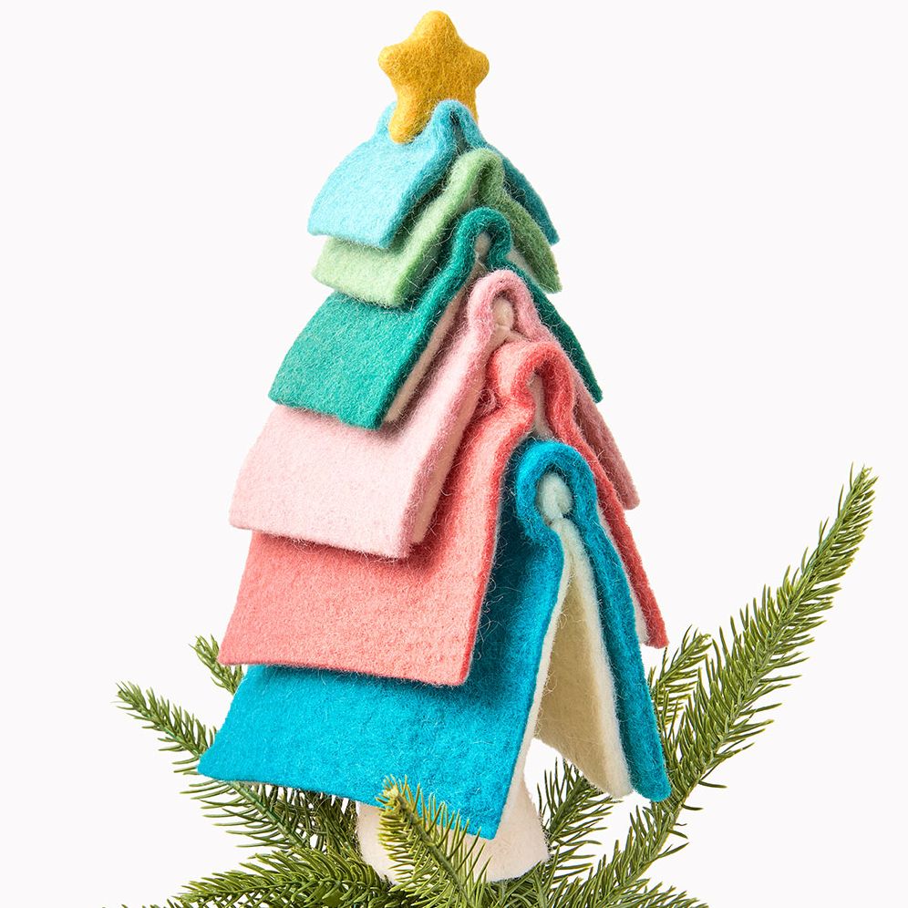 Book Stack Tree Topper