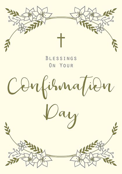 RELIG Blessing Confirmation