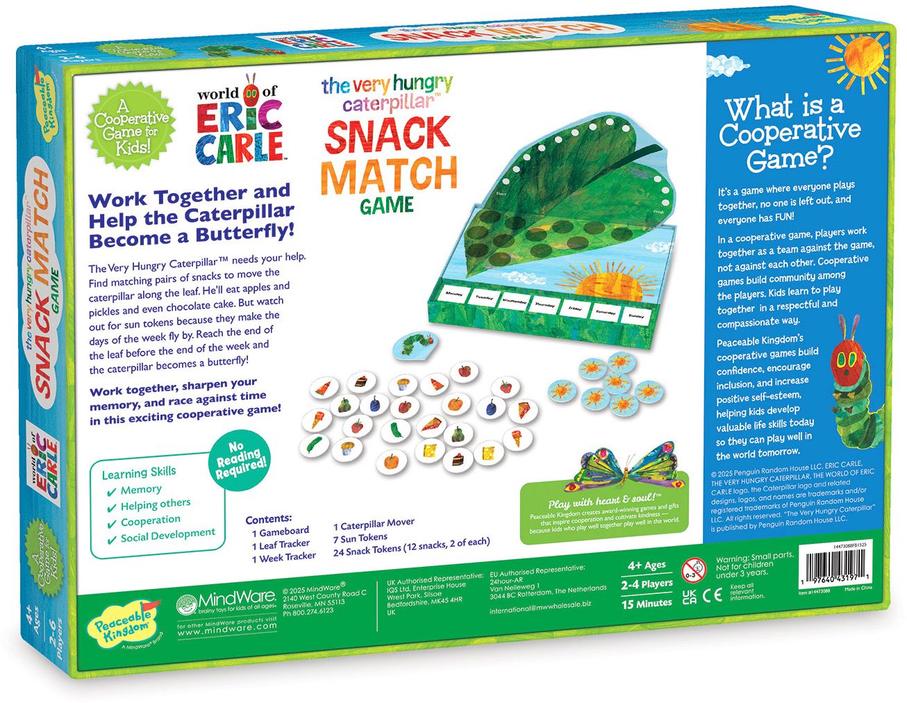 Eric Carle Very Hungry Caterpiller: Snack Match