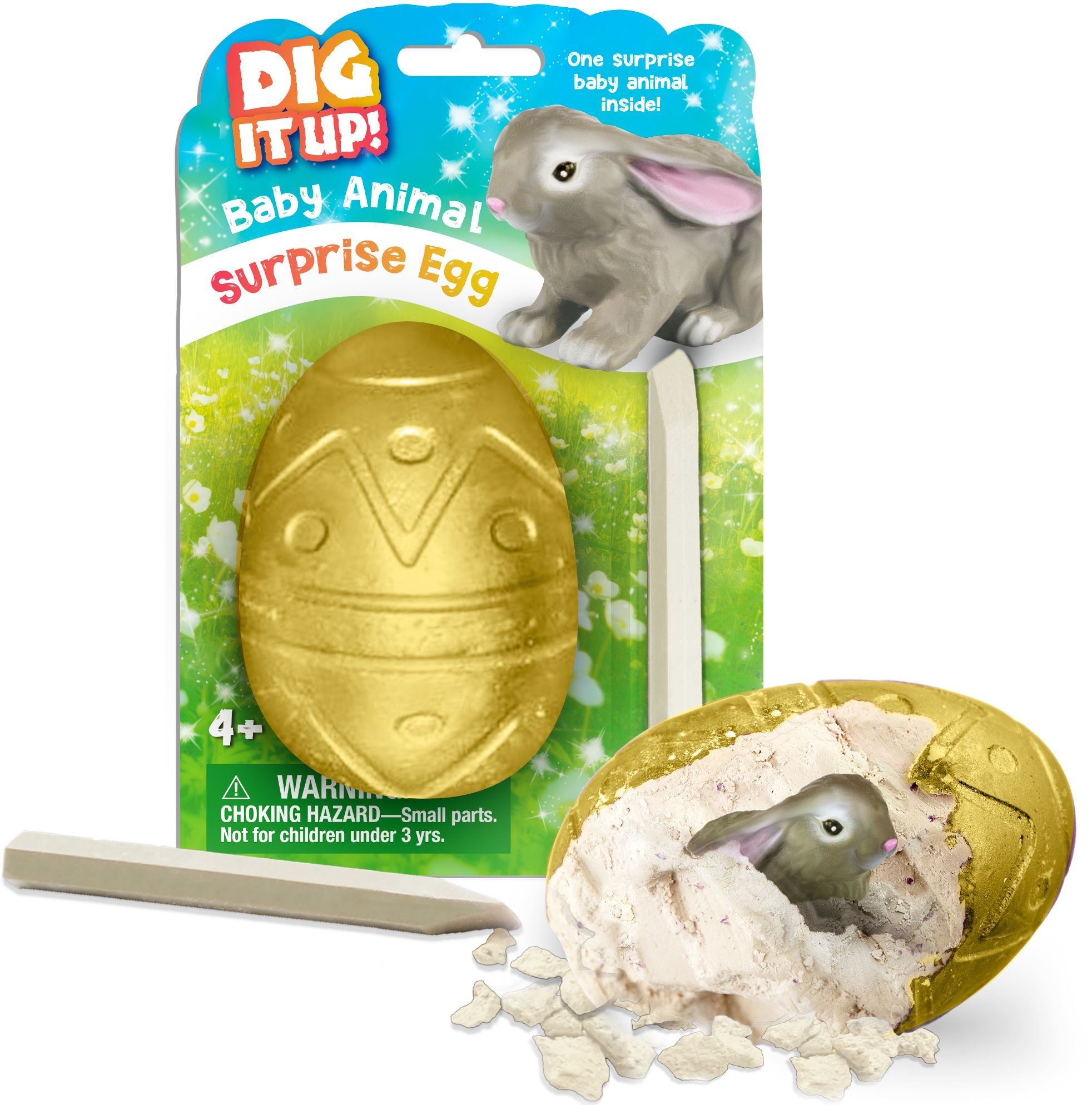 DIU! SPRING ANIMALS EGG - YELLOW B&N