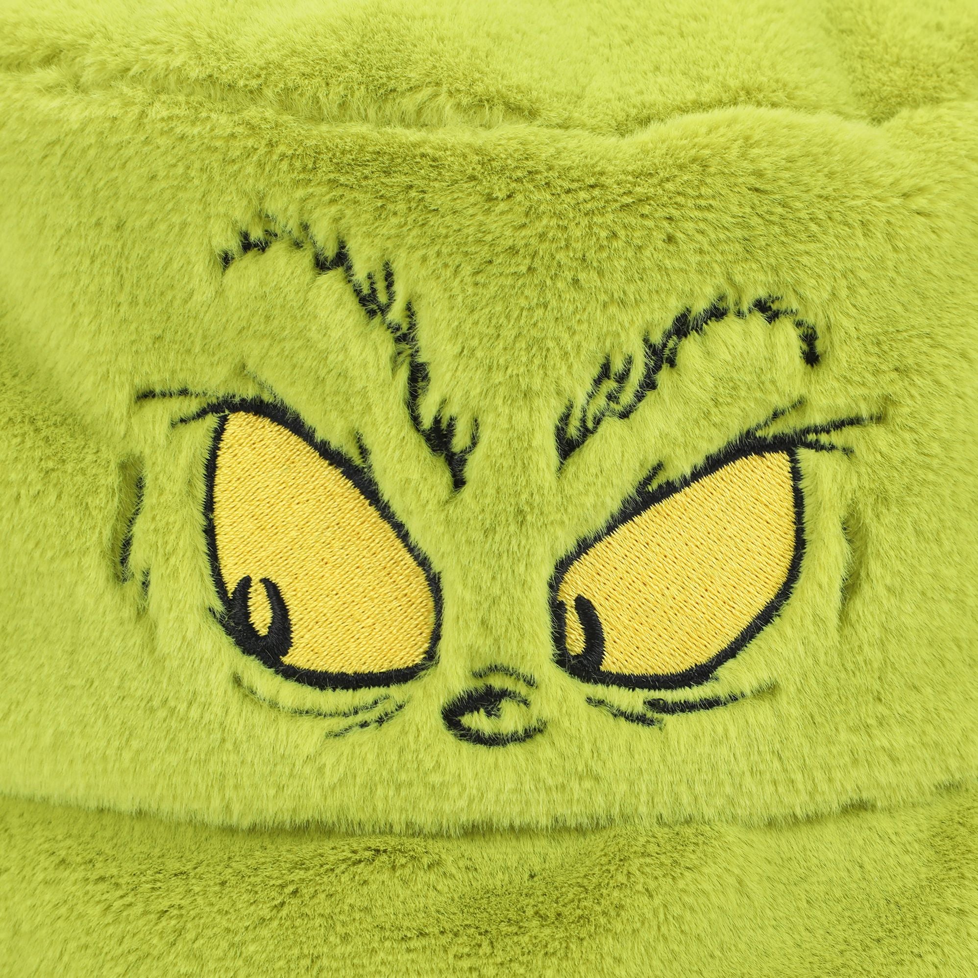 Dr. Seuss The Grinch Faux Fur Bucket Hat