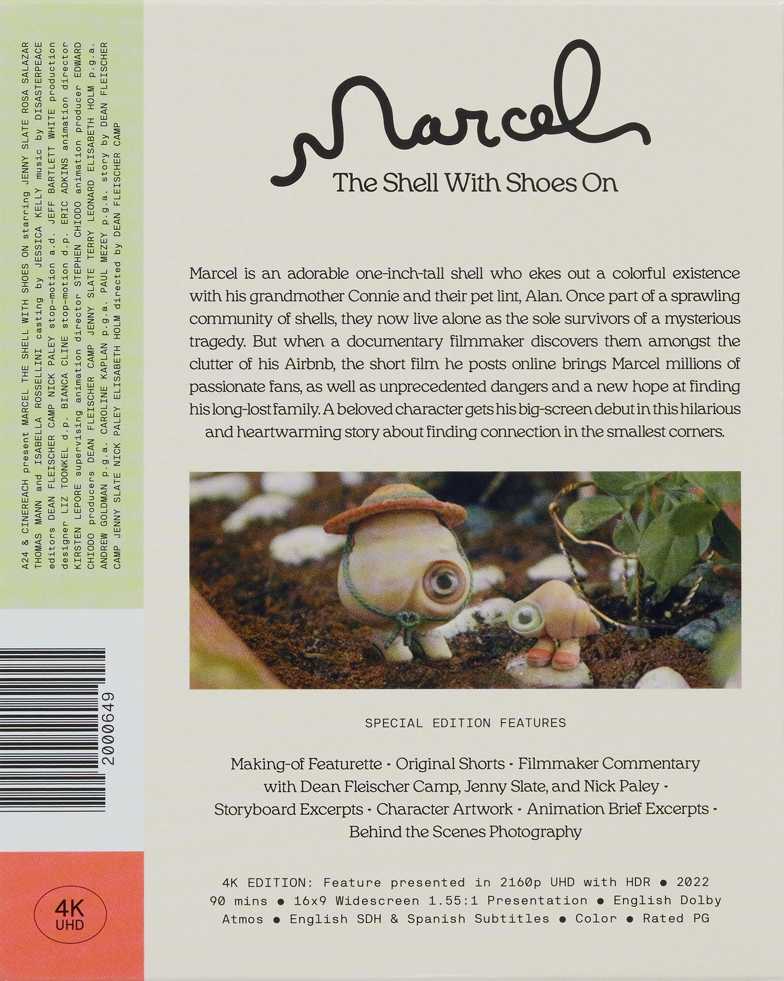 Marcel the Shell with Shoes On [4K Ultra HD Blu-ray]
