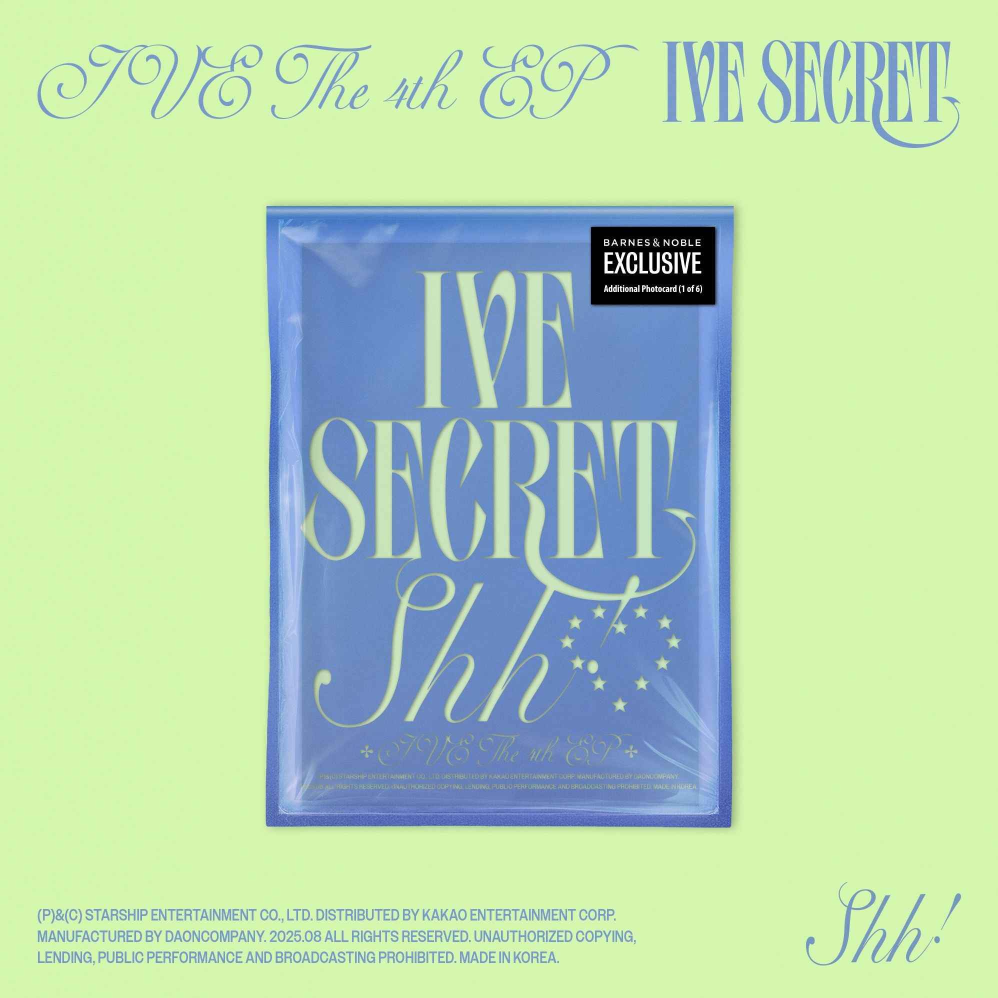 THE 4TH EP 'IVE SECRET' [SHH VER.] [Barnes & Noble Exclusive]