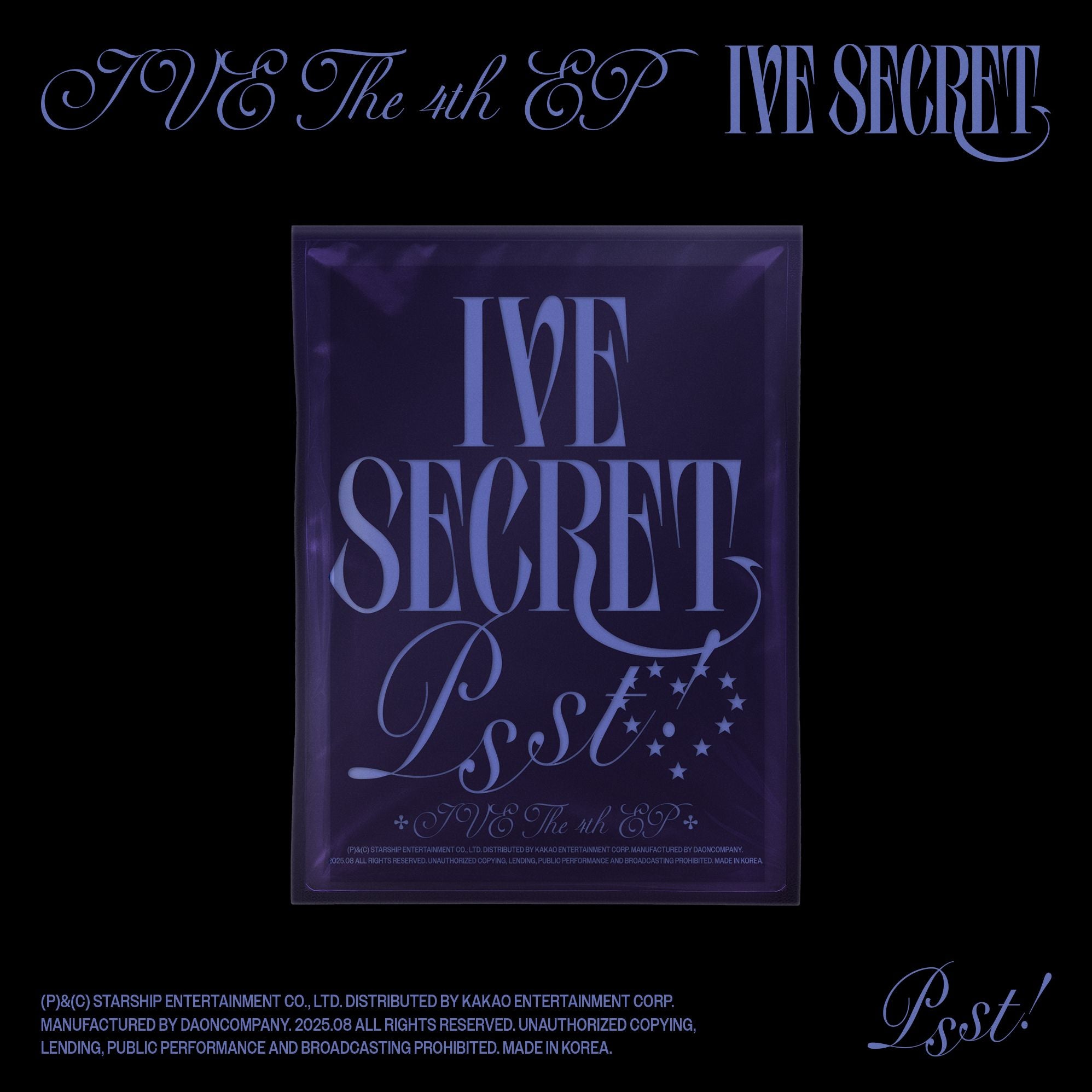 THE 4TH EP 'SECRET' [PSST! VER.]