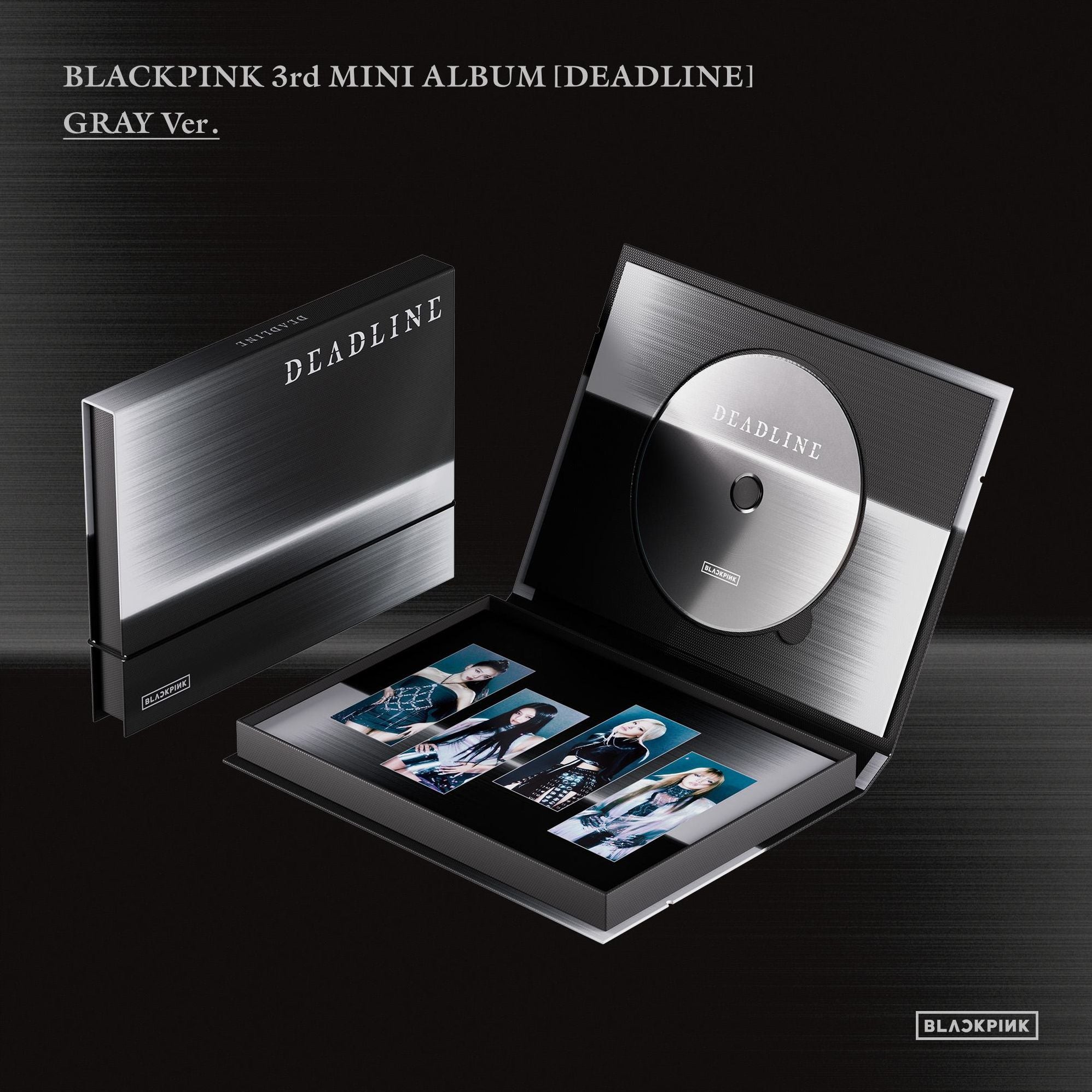 The BLACKPINK THE 3RD MINI ALBUM 'DEADLINE' [GRAY VER.]
